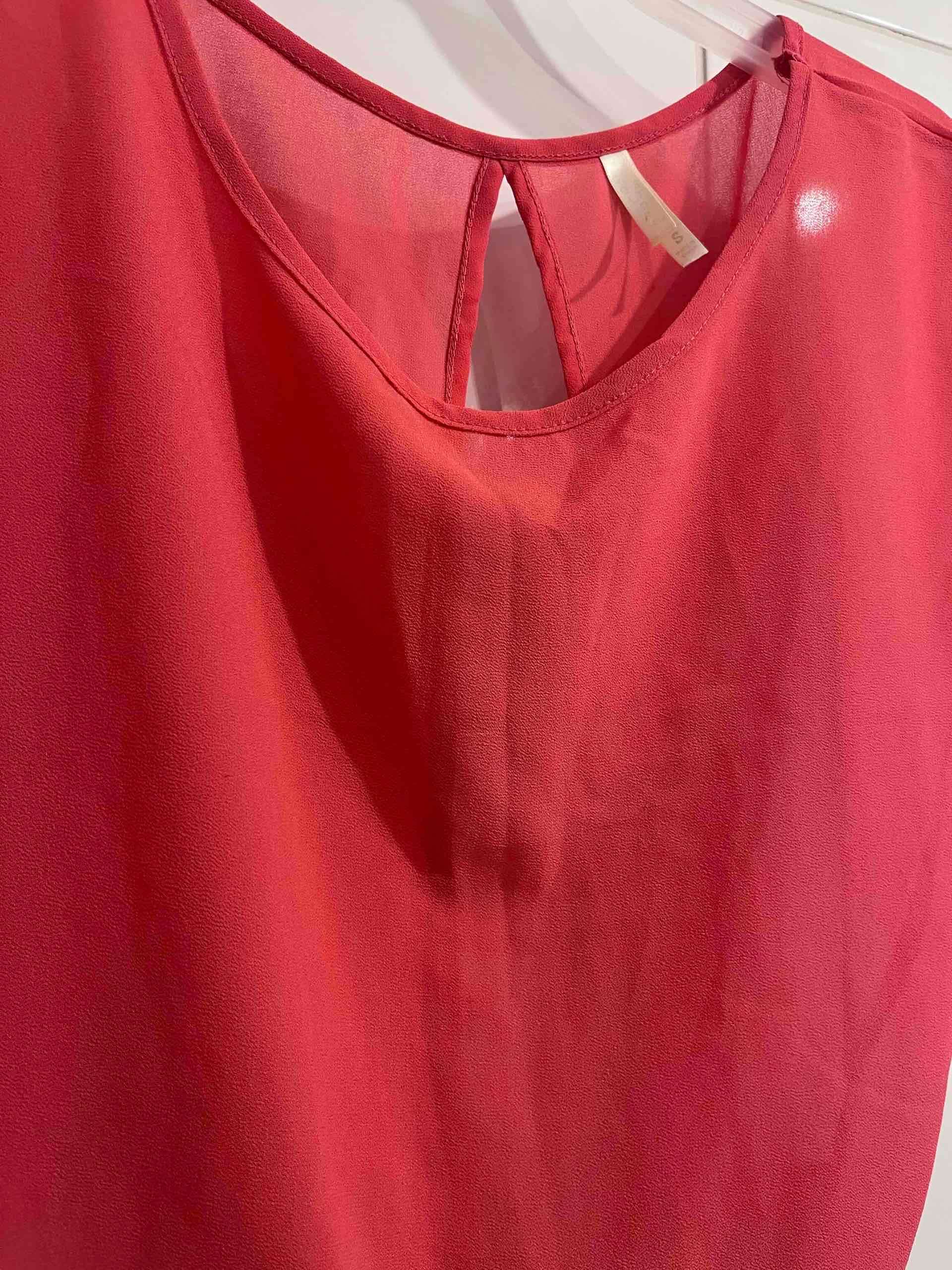 Blusa coral de gasa - miniatura 2