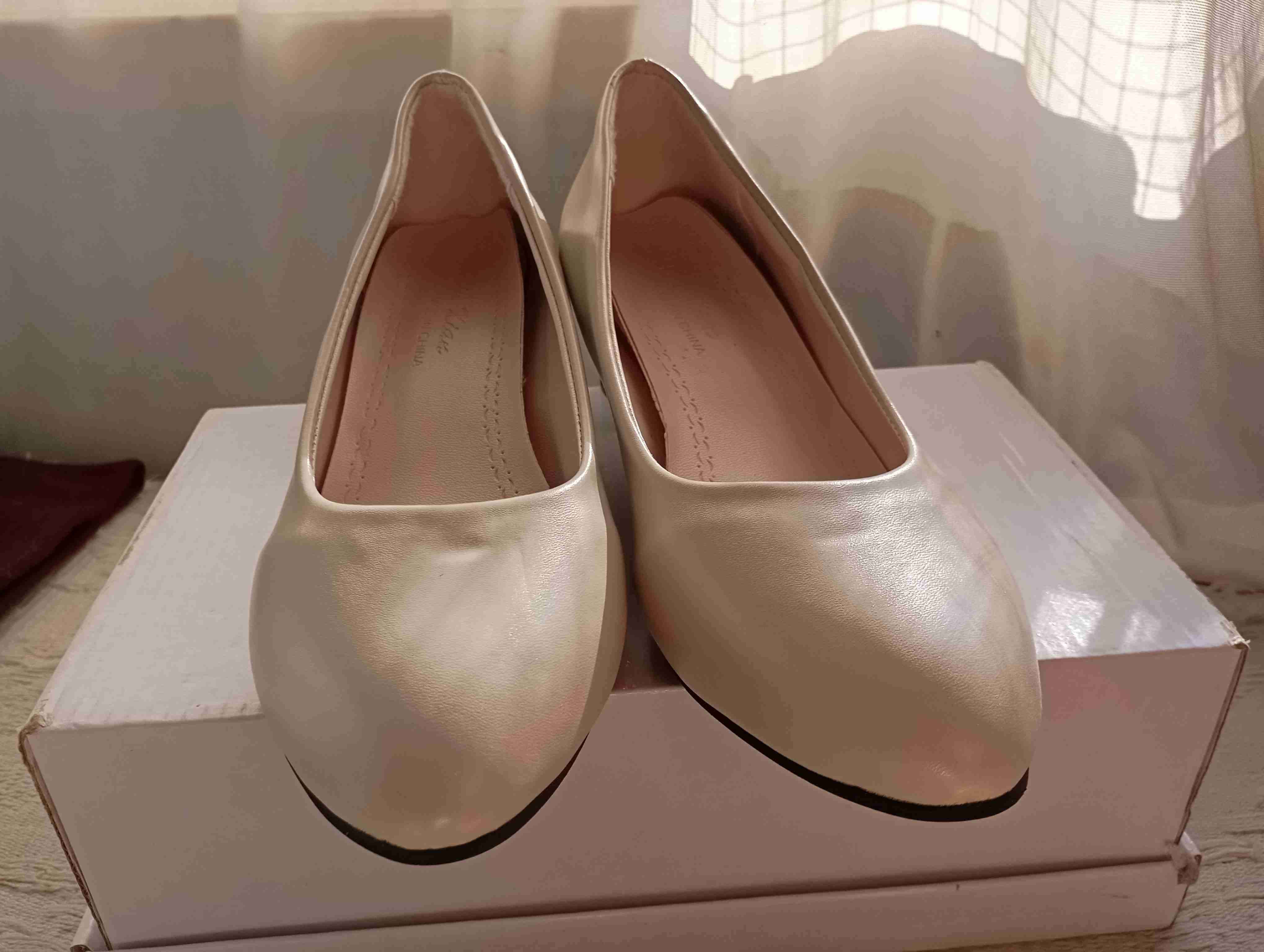 Zapatos de tacón beige - miniatura 3