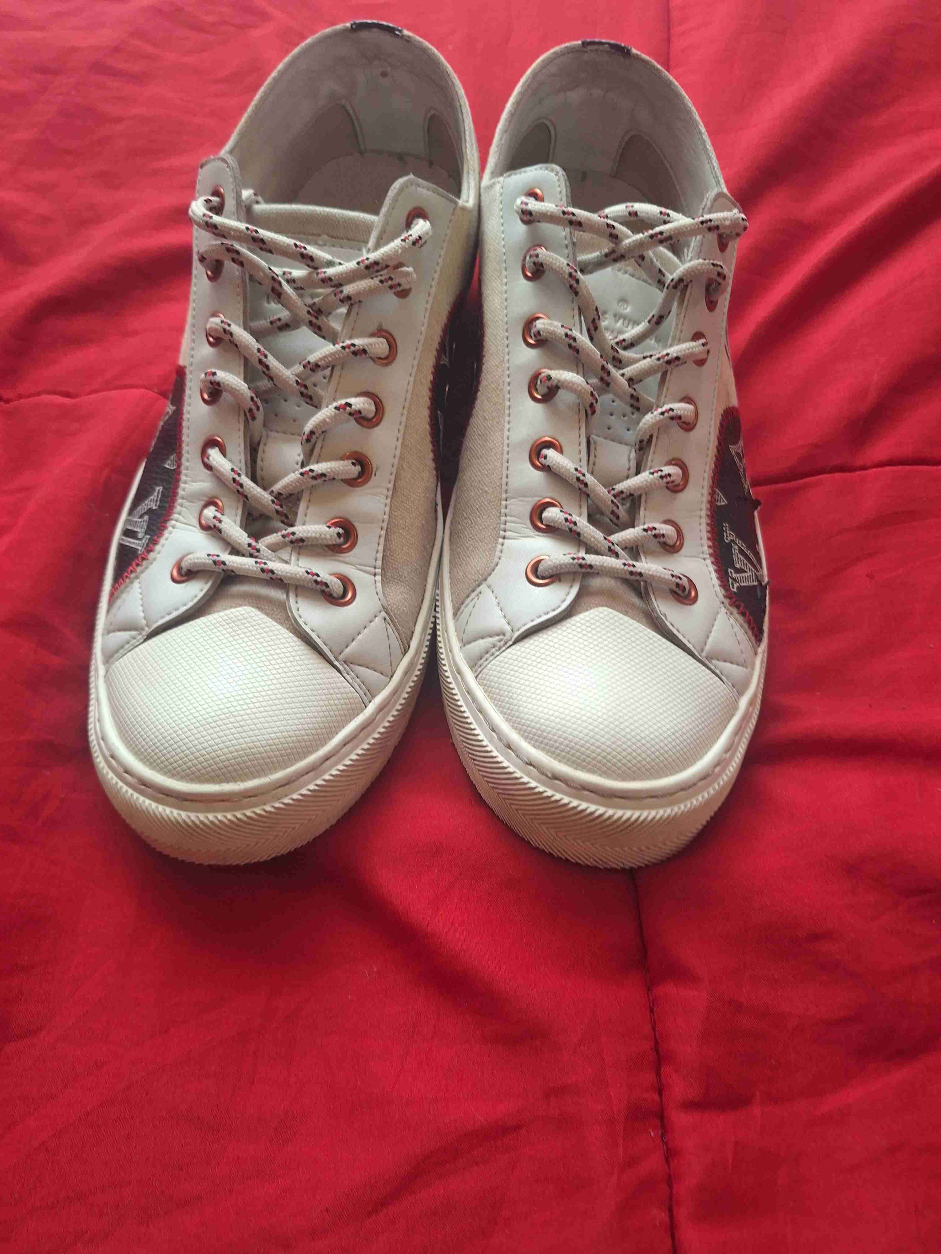 Zapatillas Louis Vuitton Forever blancas - miniatura 4