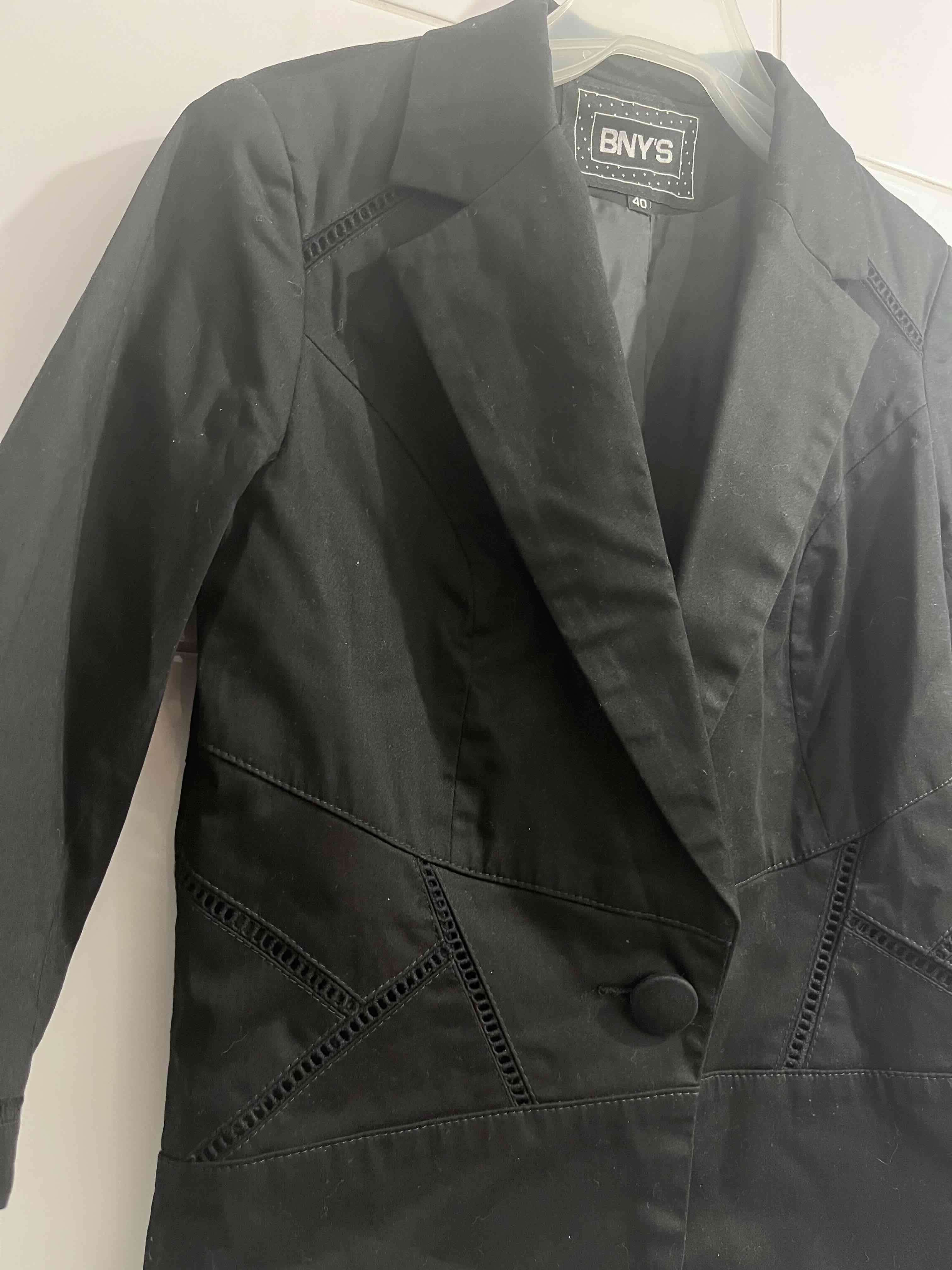 Blazer negro para mujer BNYS - miniatura 2
