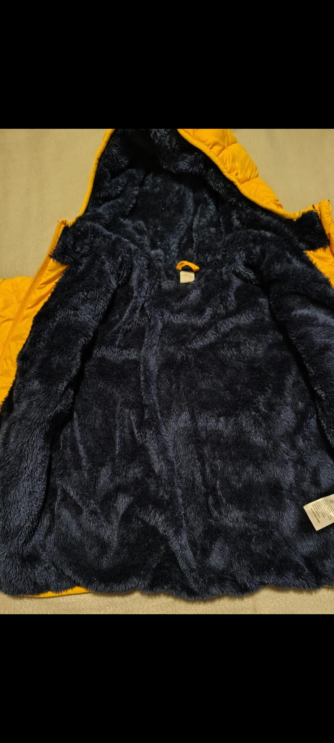 Parka amarilla para niño - miniatura 1