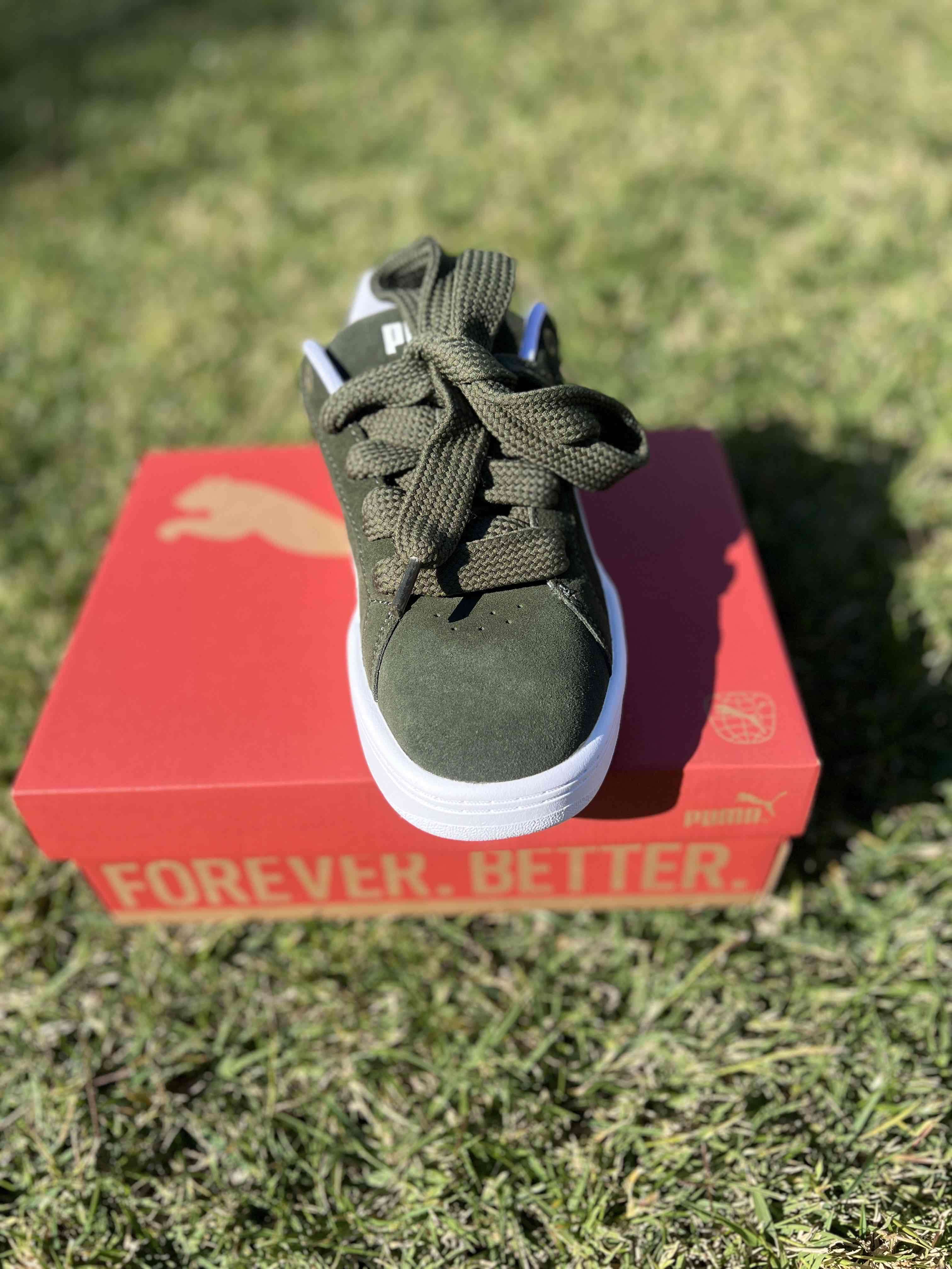 Zapatillas verdes Puma nuevas - miniatura 1