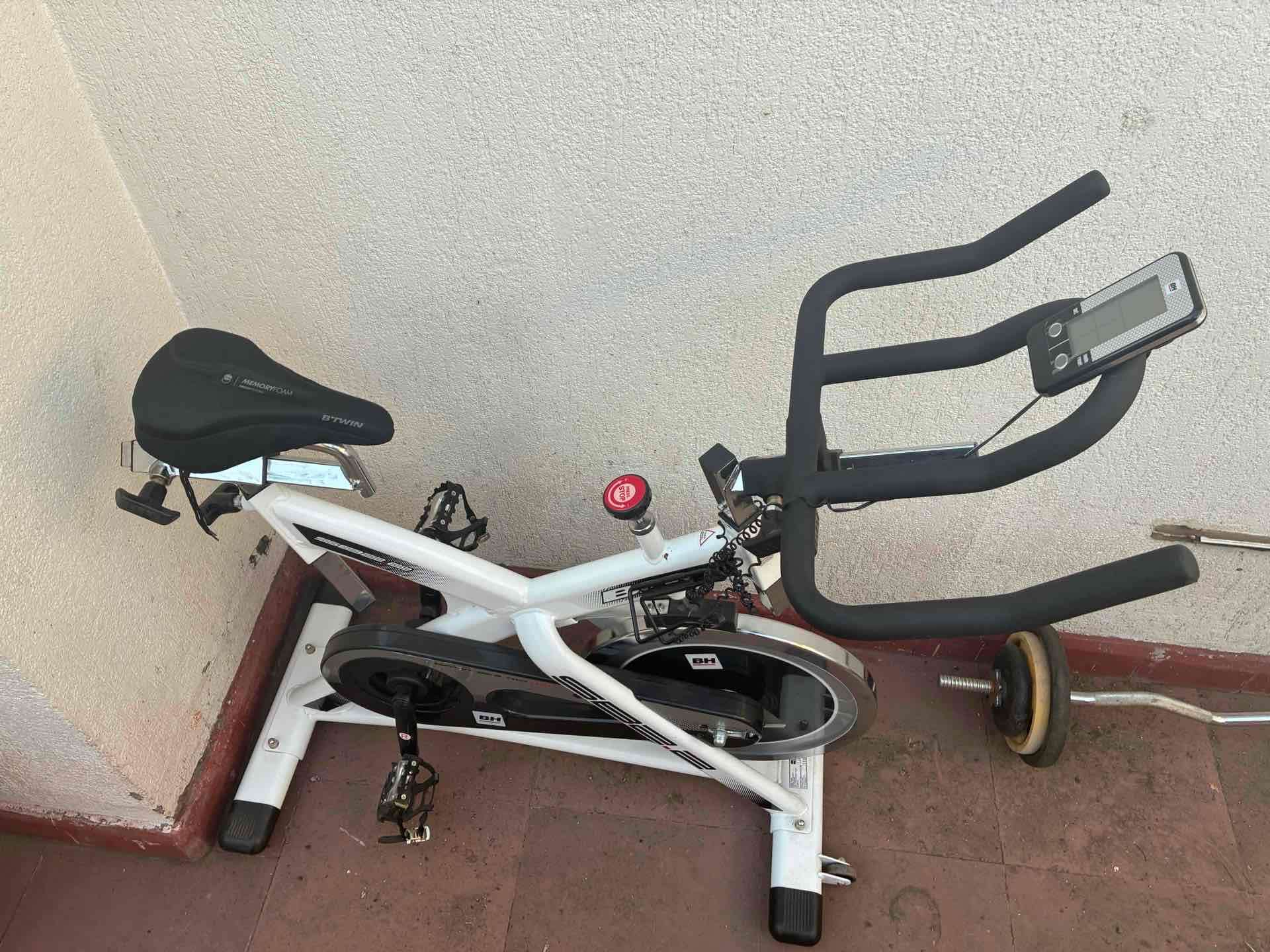 Bicicleta bicicleta Estática Blanca - miniatura 1