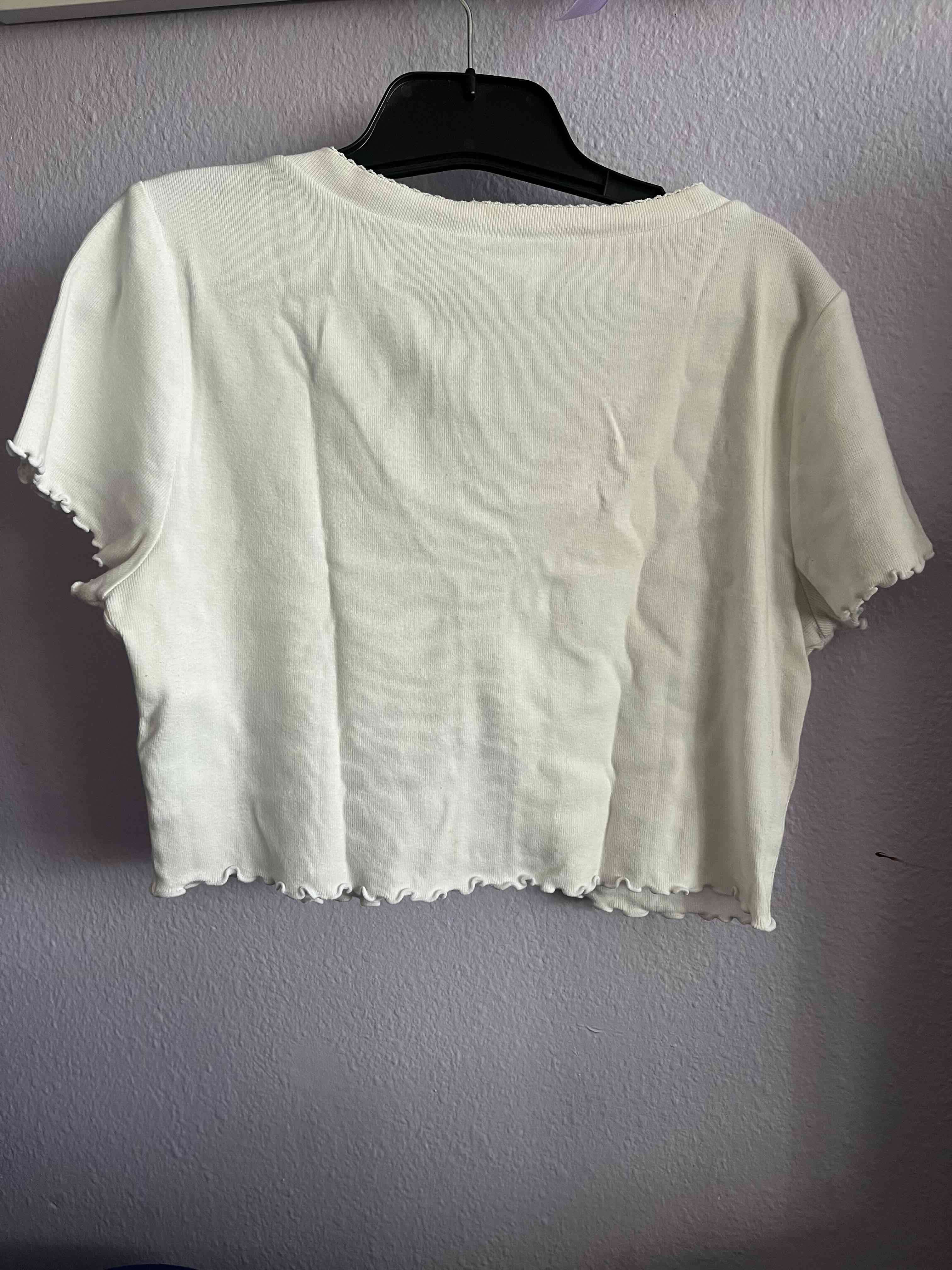 Polera blanca manga corta - miniatura 2
