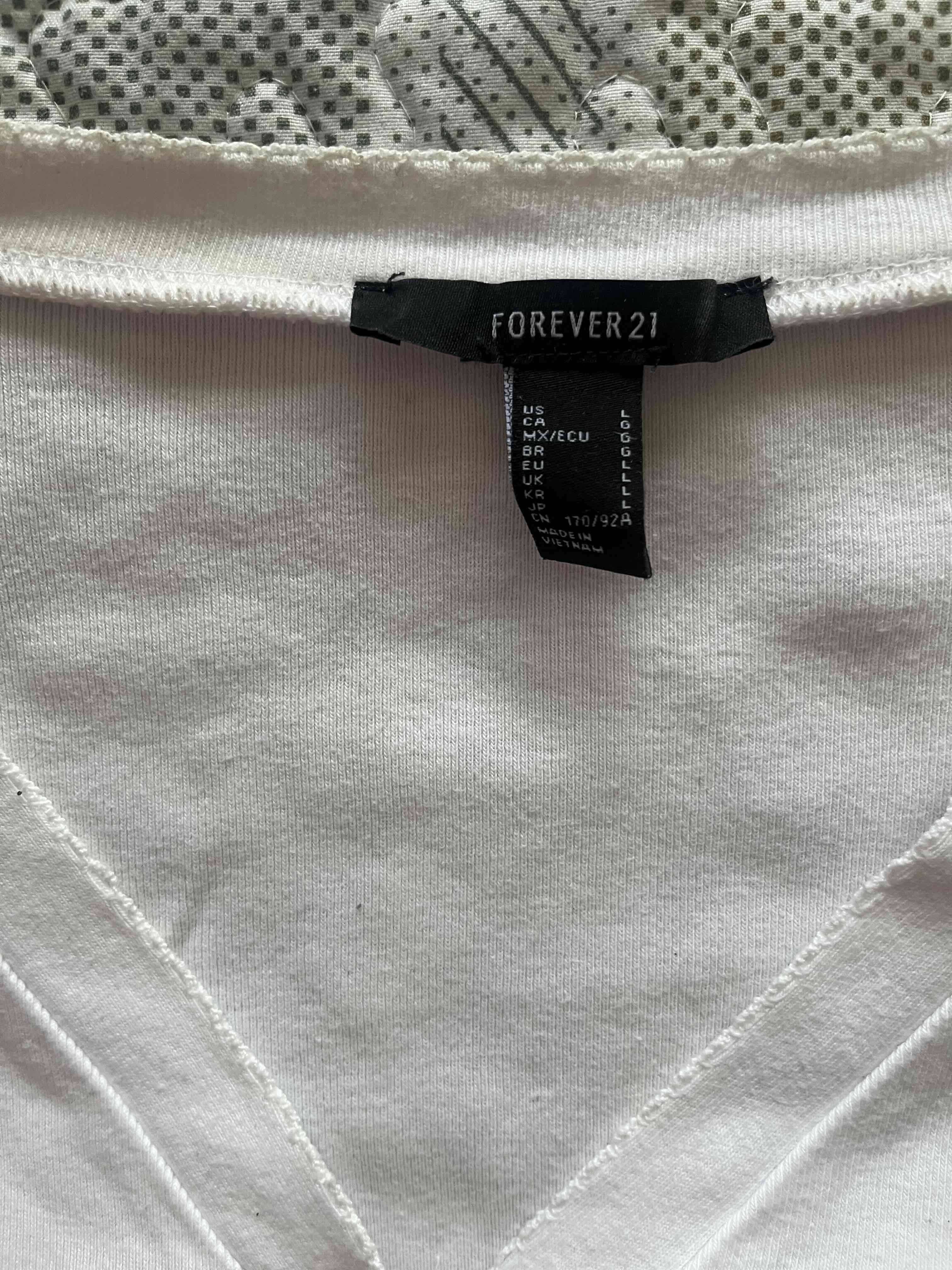 Polera blanca manga corta - miniatura 4