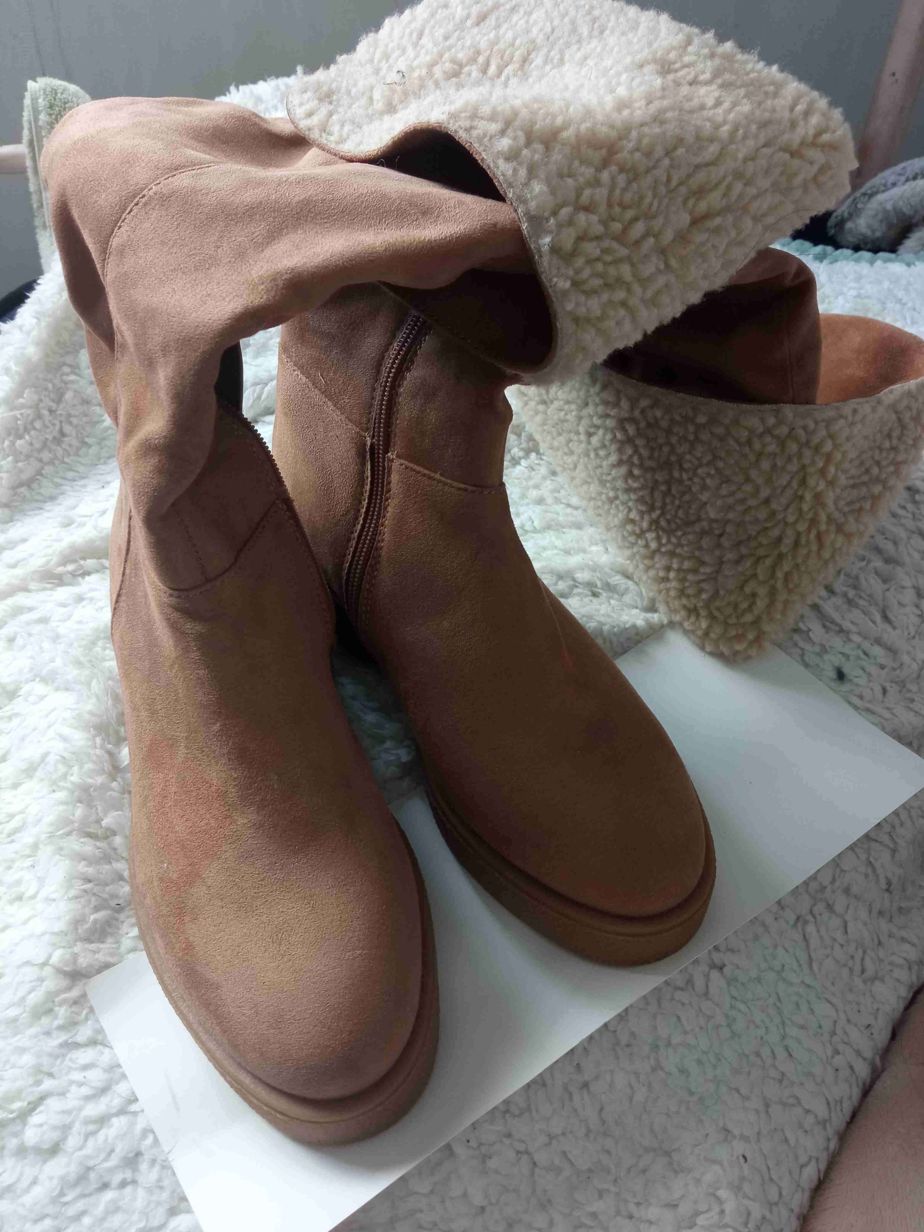 Botas de gamuza marrón - miniatura 3