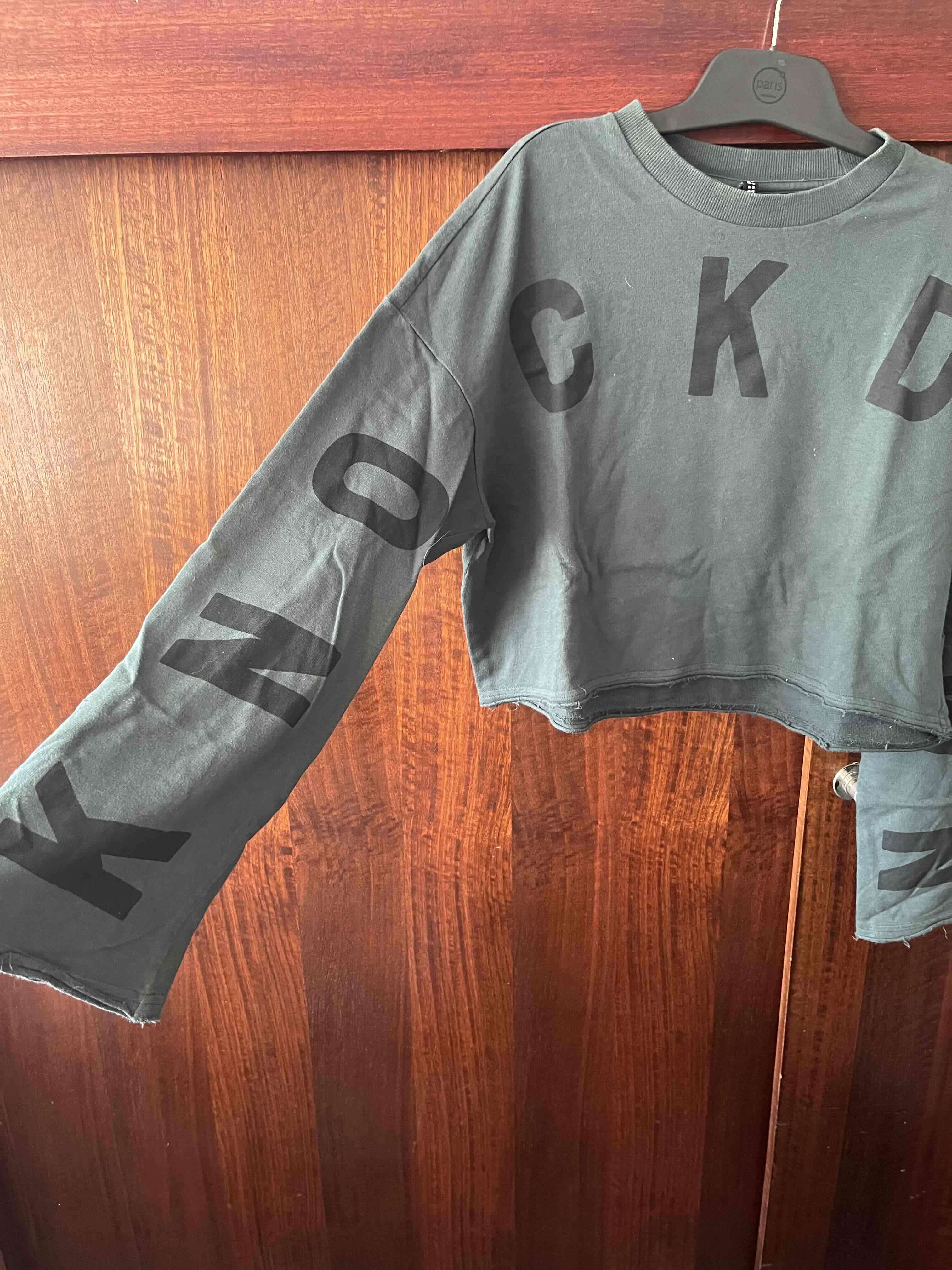 Polera verde oscuro manga larga - miniatura 2