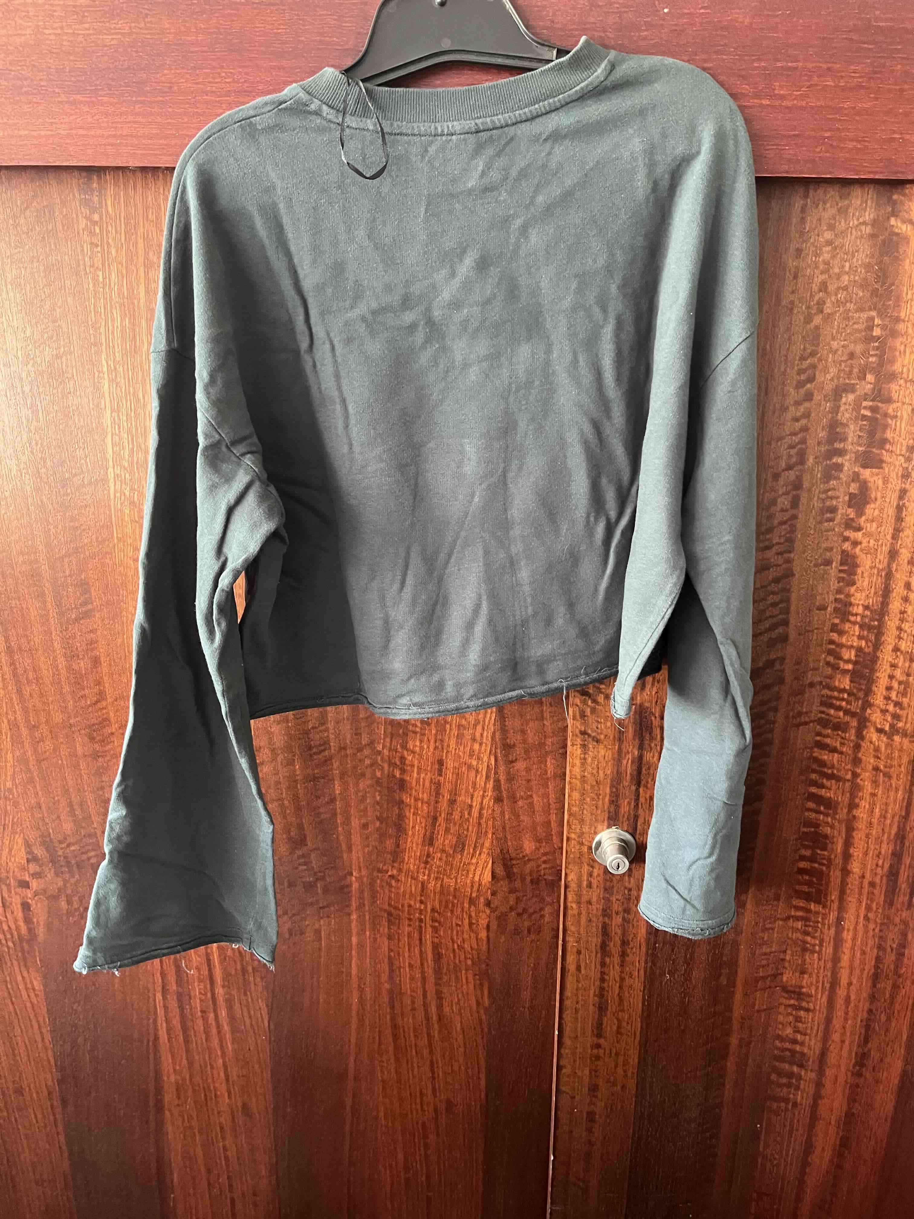 Polera verde oscuro manga larga - miniatura 3