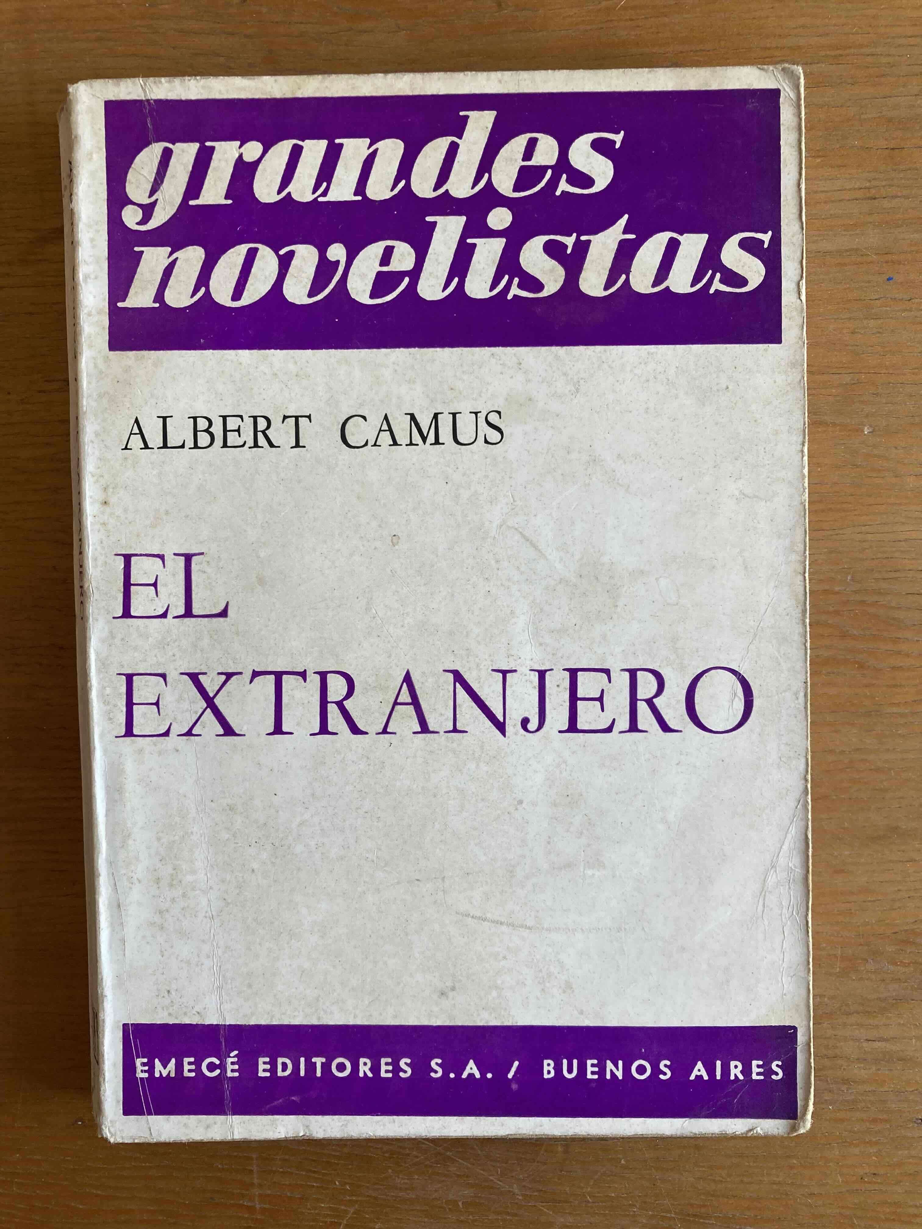 Libro 'El Extranjero' Albert Camus
