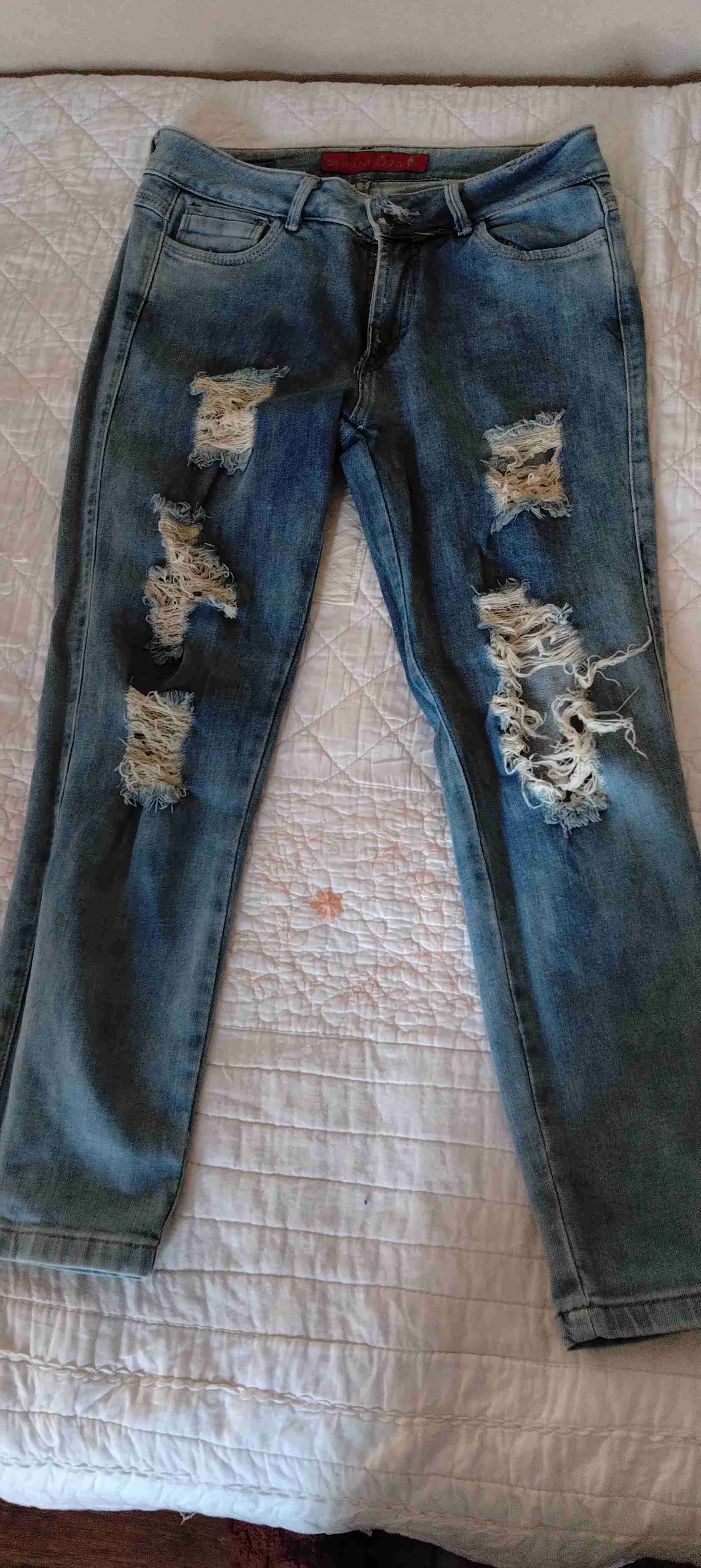 Jeans azules para dama - miniatura 2