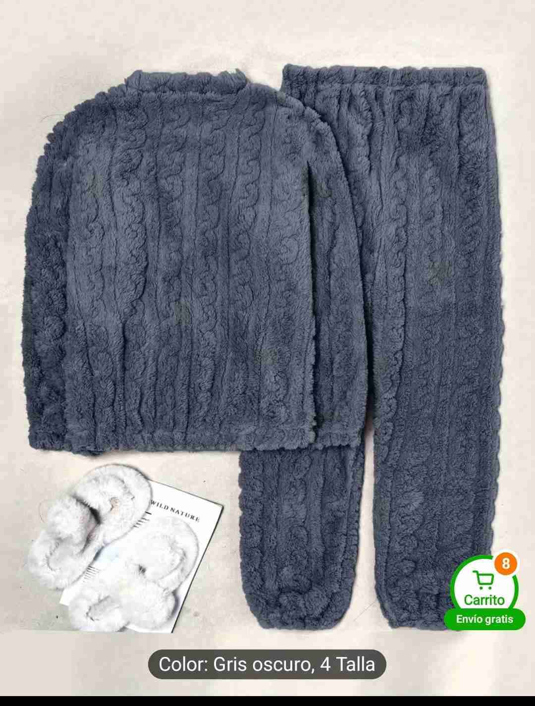 Pijama de punto beige - miniatura 2