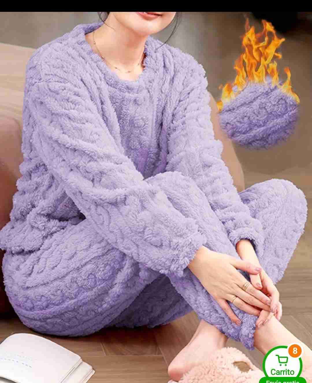 Pijama de punto beige - miniatura 3