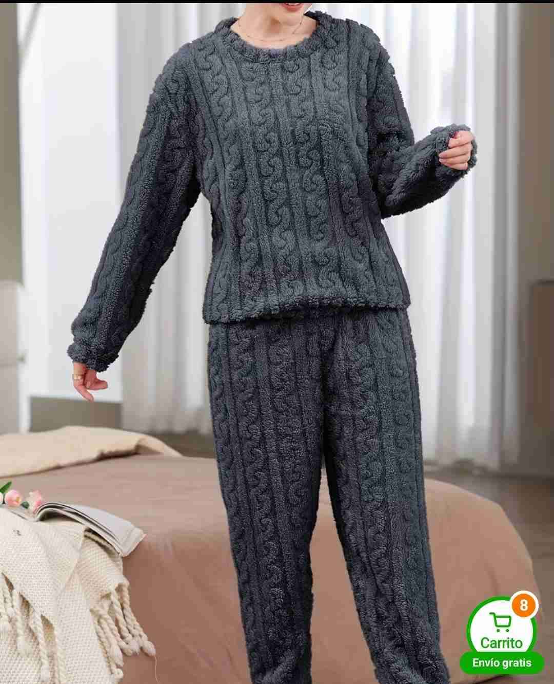 Pijama de punto beige - miniatura 4