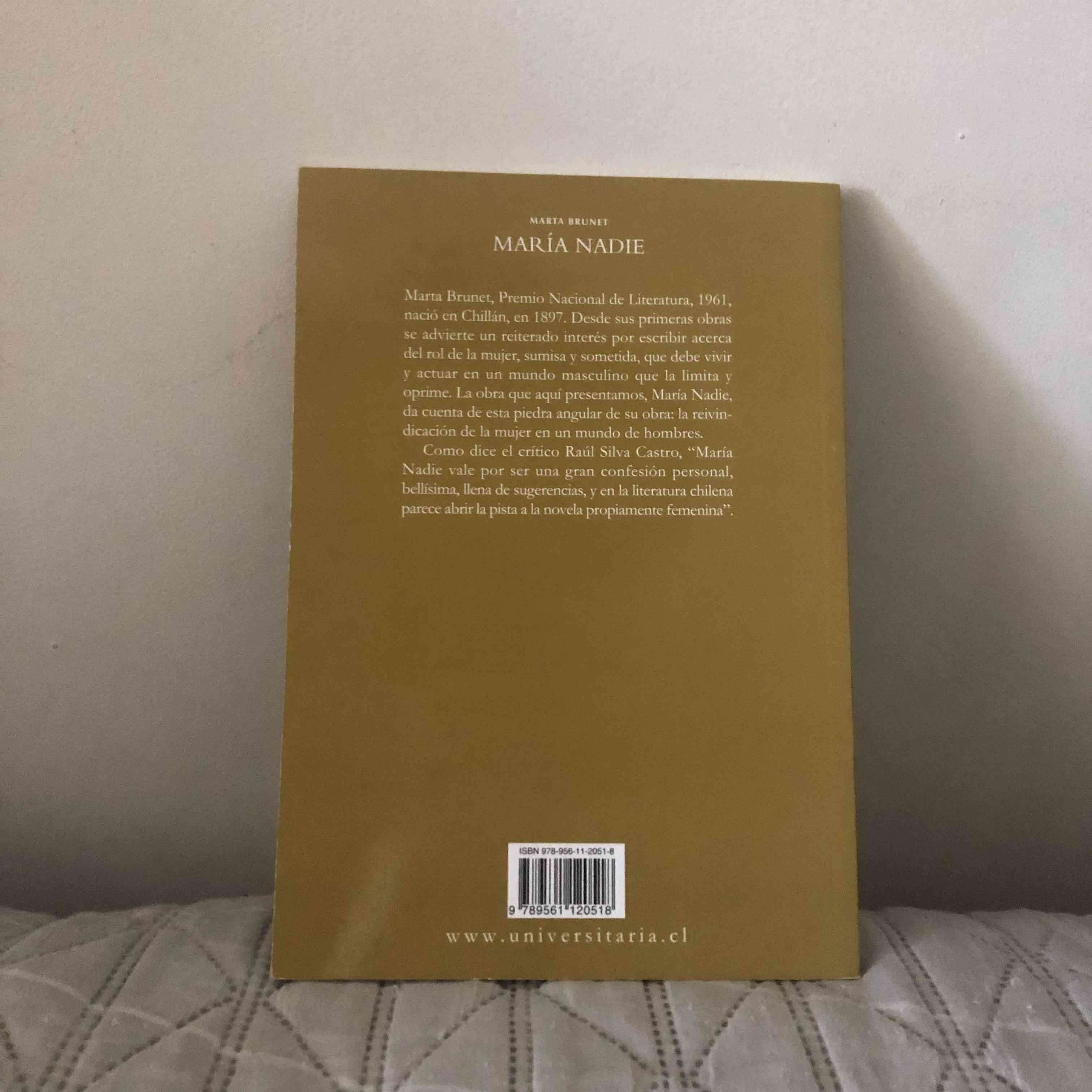 Libro 'María Nadie' de Marta Brunet - miniatura 2