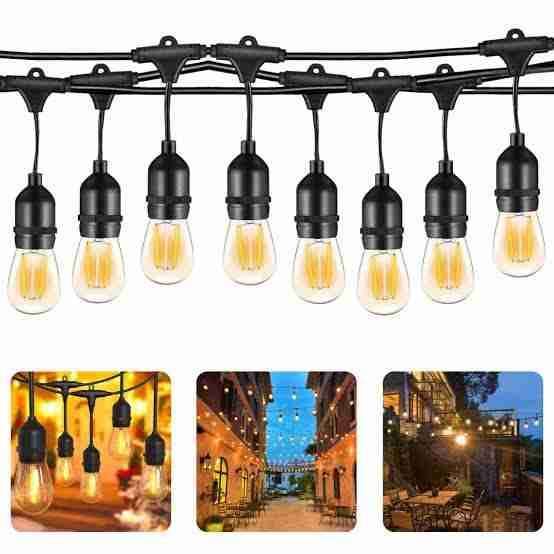 Guirnalda de luces LED exterior solar - miniatura 1