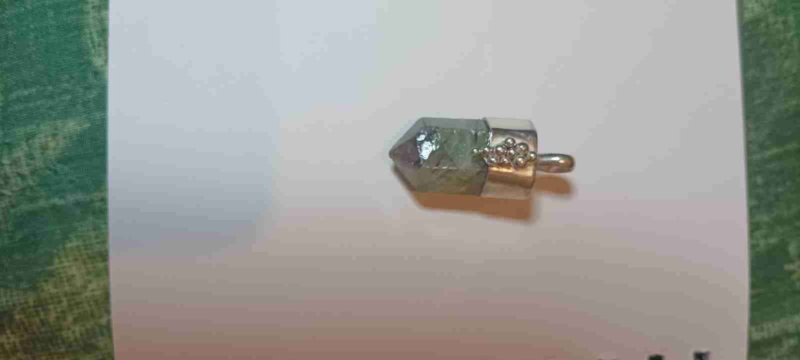 Colgante de Fluorita verde - miniatura 2