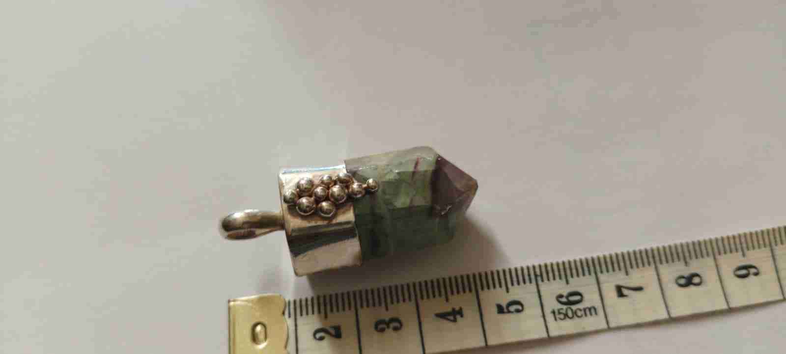 Colgante de Fluorita verde - miniatura 4