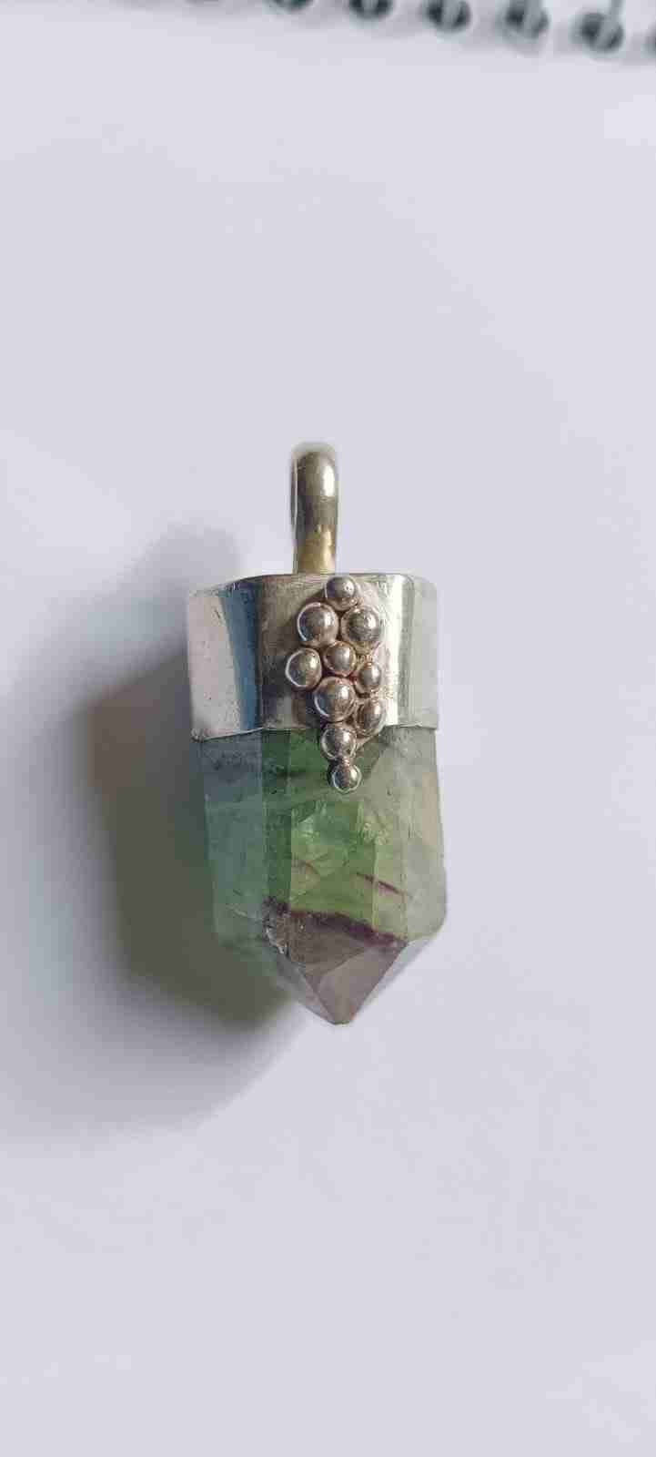 Colgante de Fluorita verde - miniatura 5