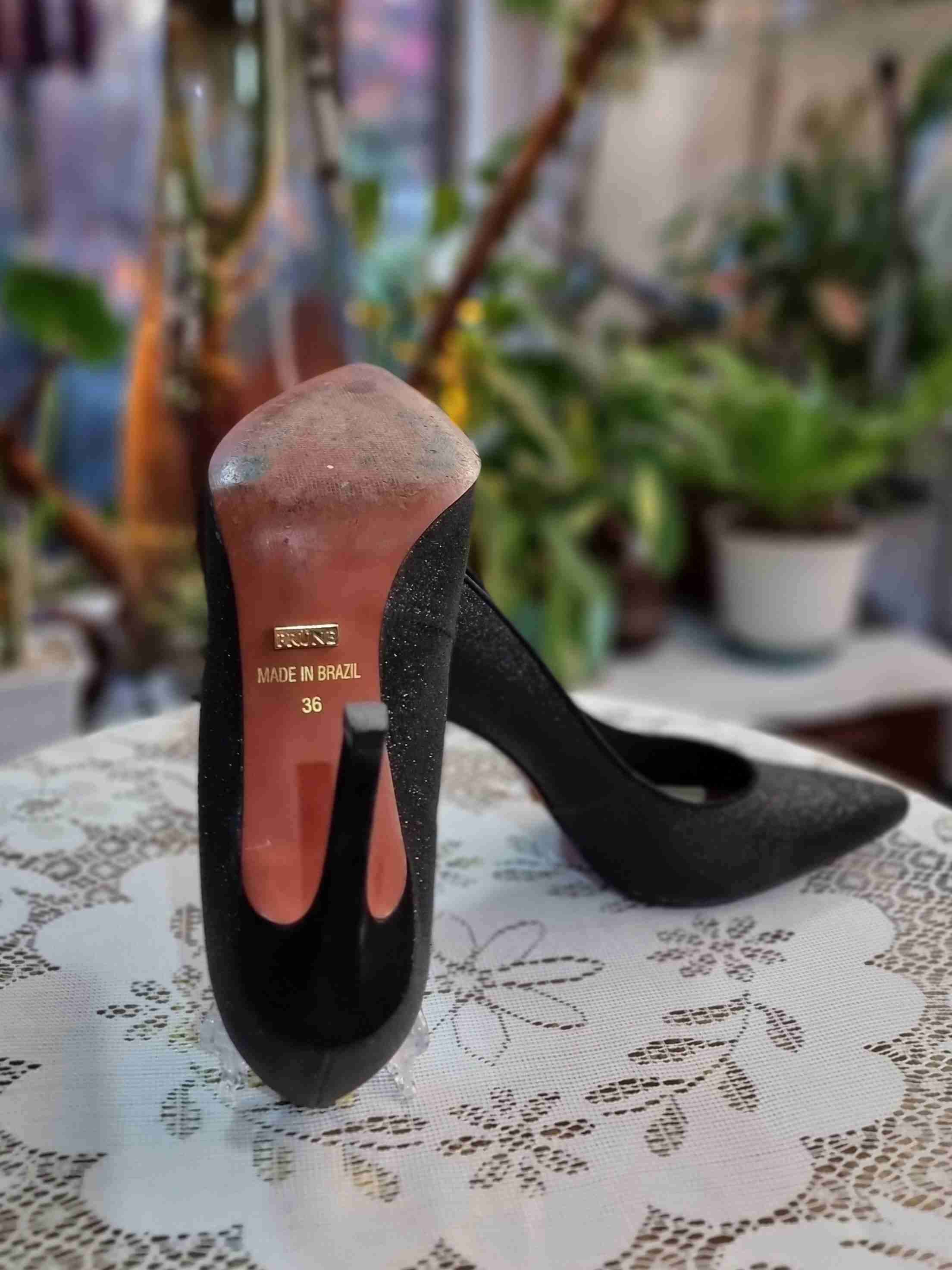 Tacones negros con brillo "Prüne" - miniatura 2