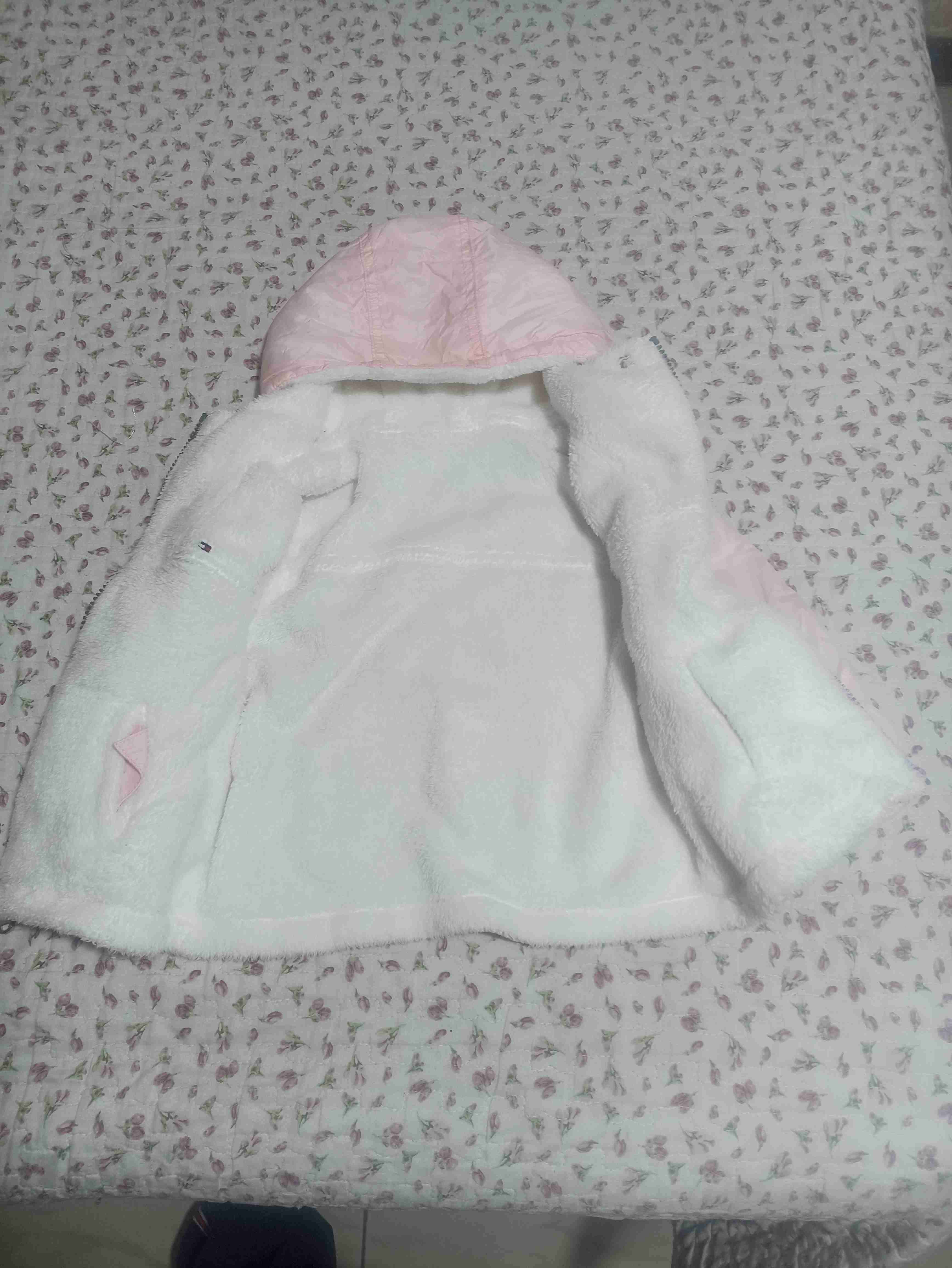 Parka rosada para niña marca Tommy Hilfiger - miniatura 3