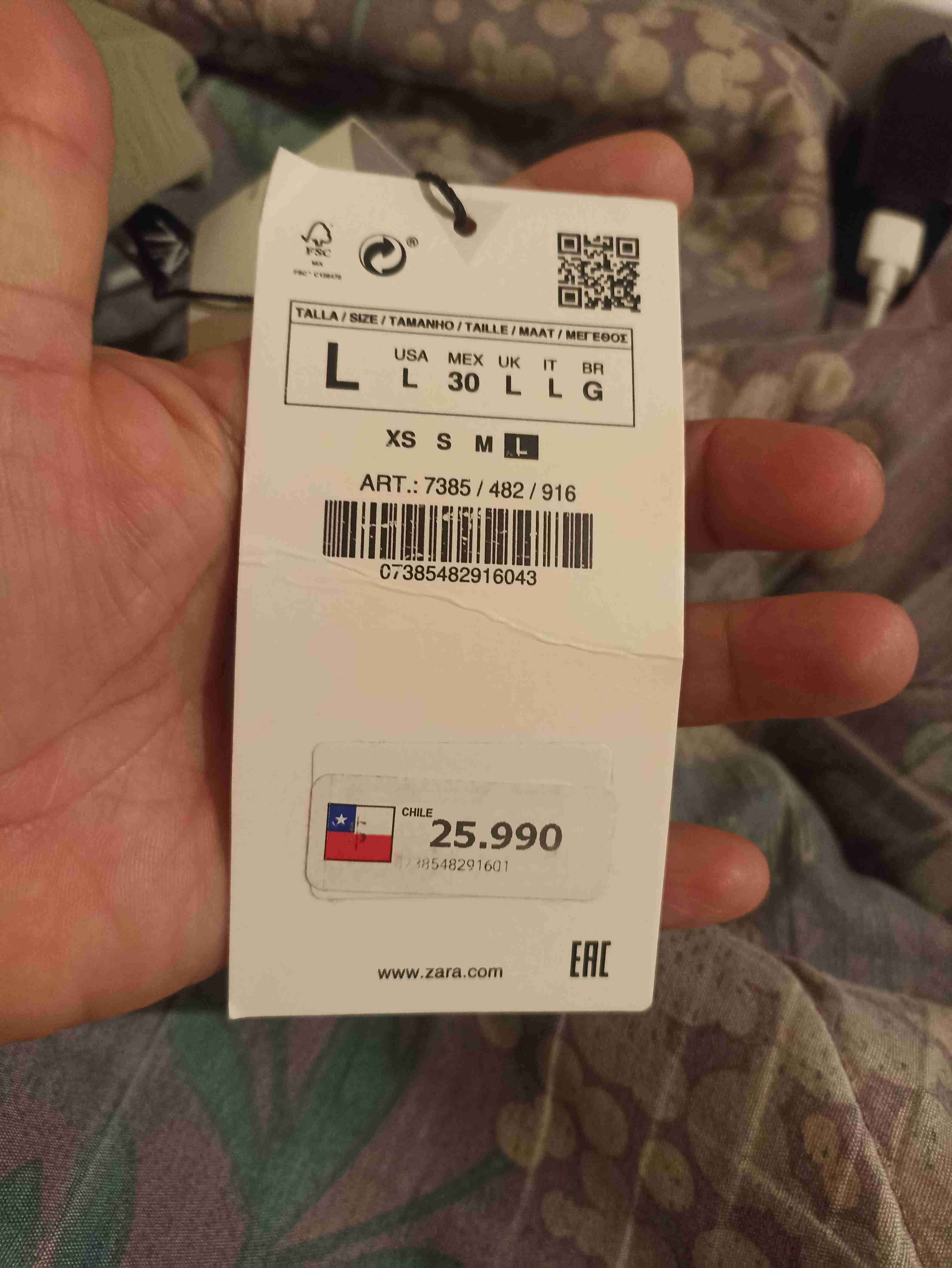 Blusa verde manga larga Zara L oversize nueva - miniatura 2