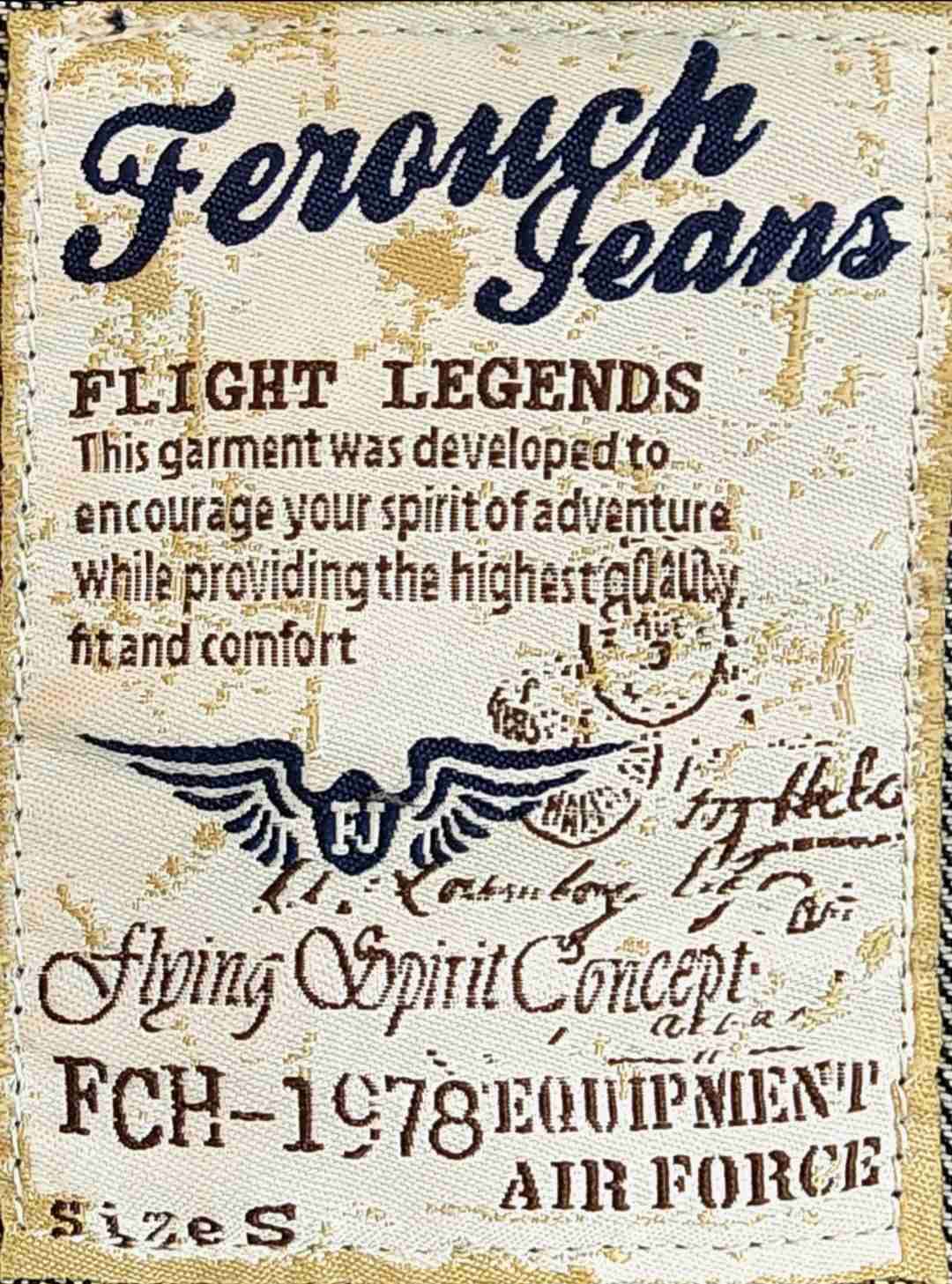 Chaqueta Mezclilla Flight Legends Fch-1978 Ferouch - miniatura 6
