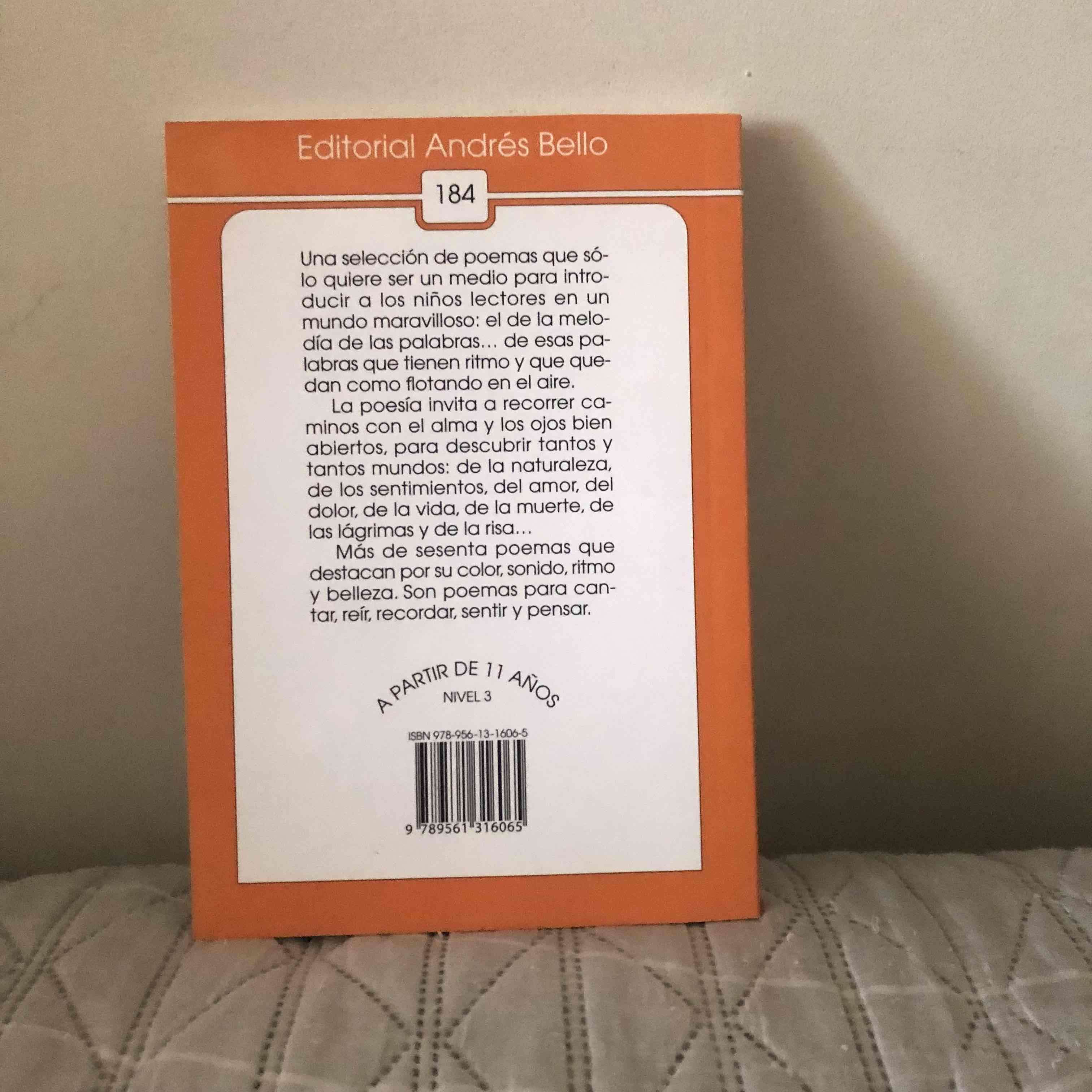 Libro Poemas y Cantares -Editorial Andrés Bello - miniatura 2