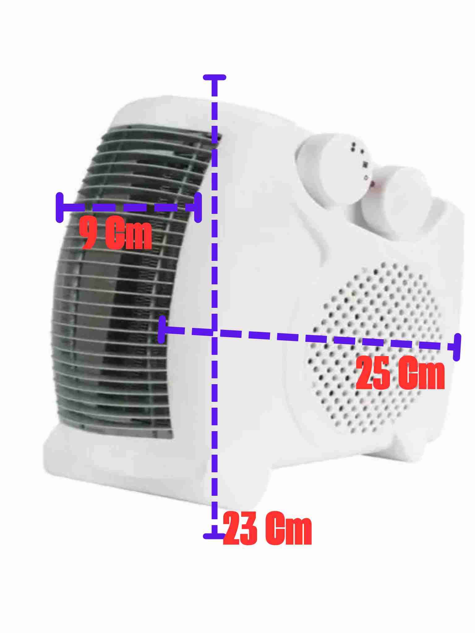Calefactor eléctrico (JL NIVA FH-06) - miniatura 2