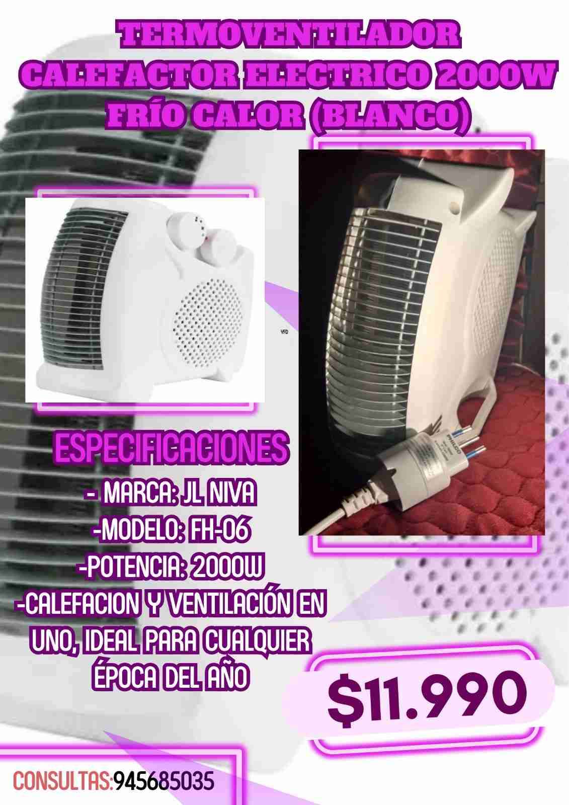 Calefactor eléctrico (JL NIVA FH-06) - miniatura 3