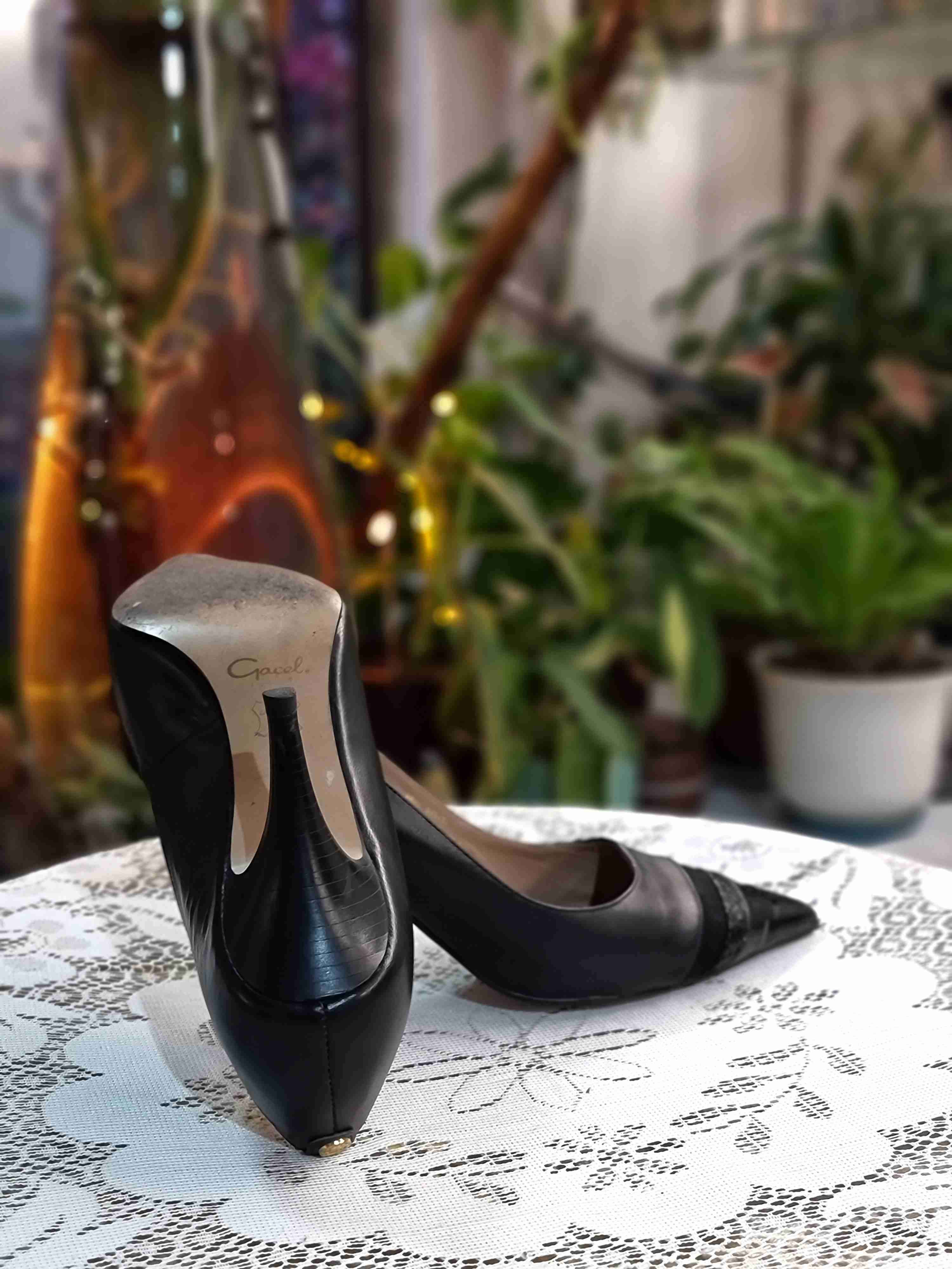Zapatos negros elegantes Gacel - miniatura 2