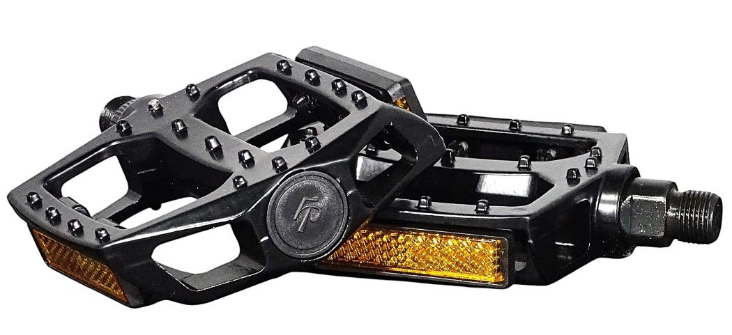 Pedales de aluminio para bicicleta con reflectores - miniatura 3