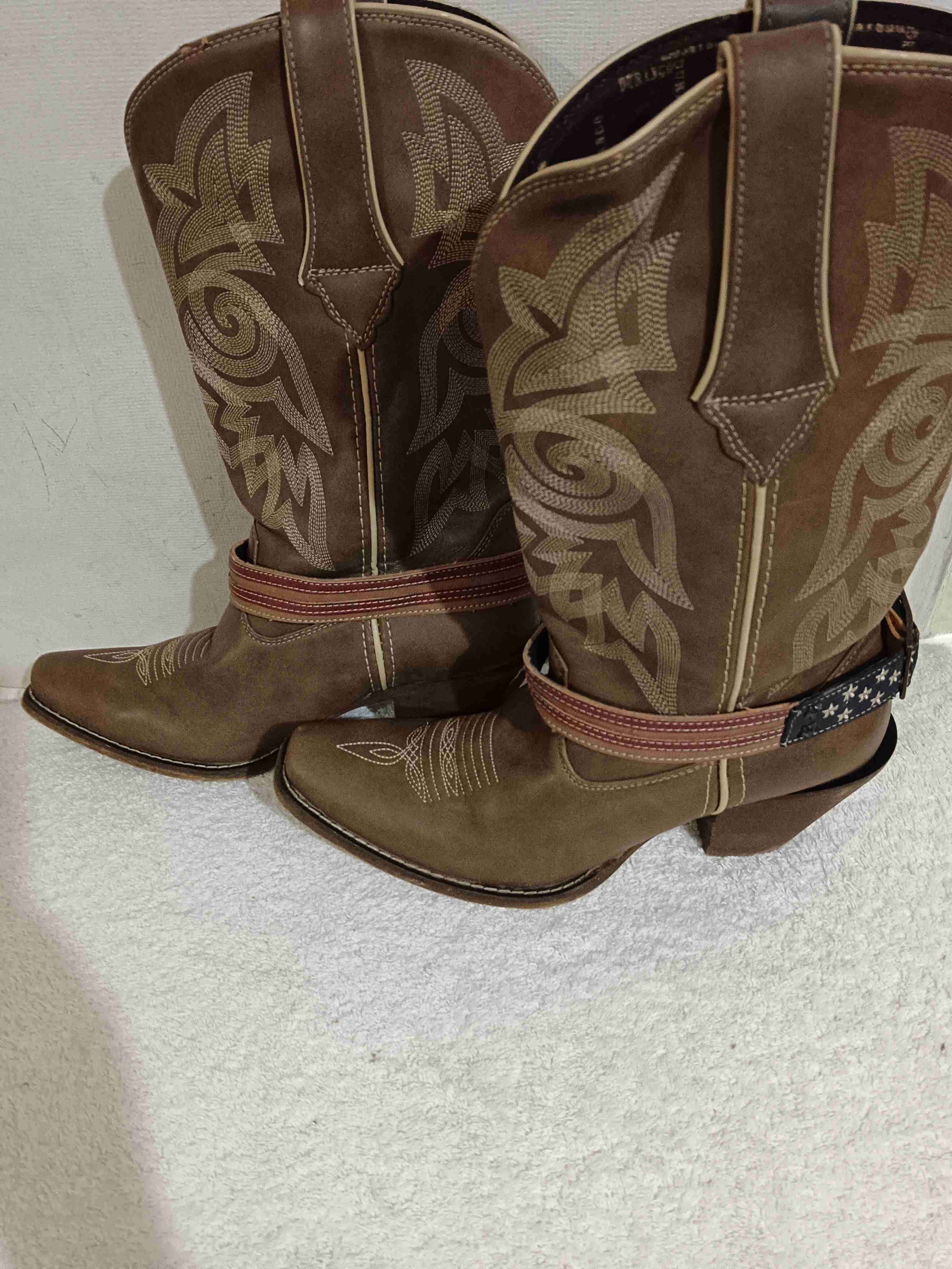 Botas vaqueras marrones Durango - miniatura 5