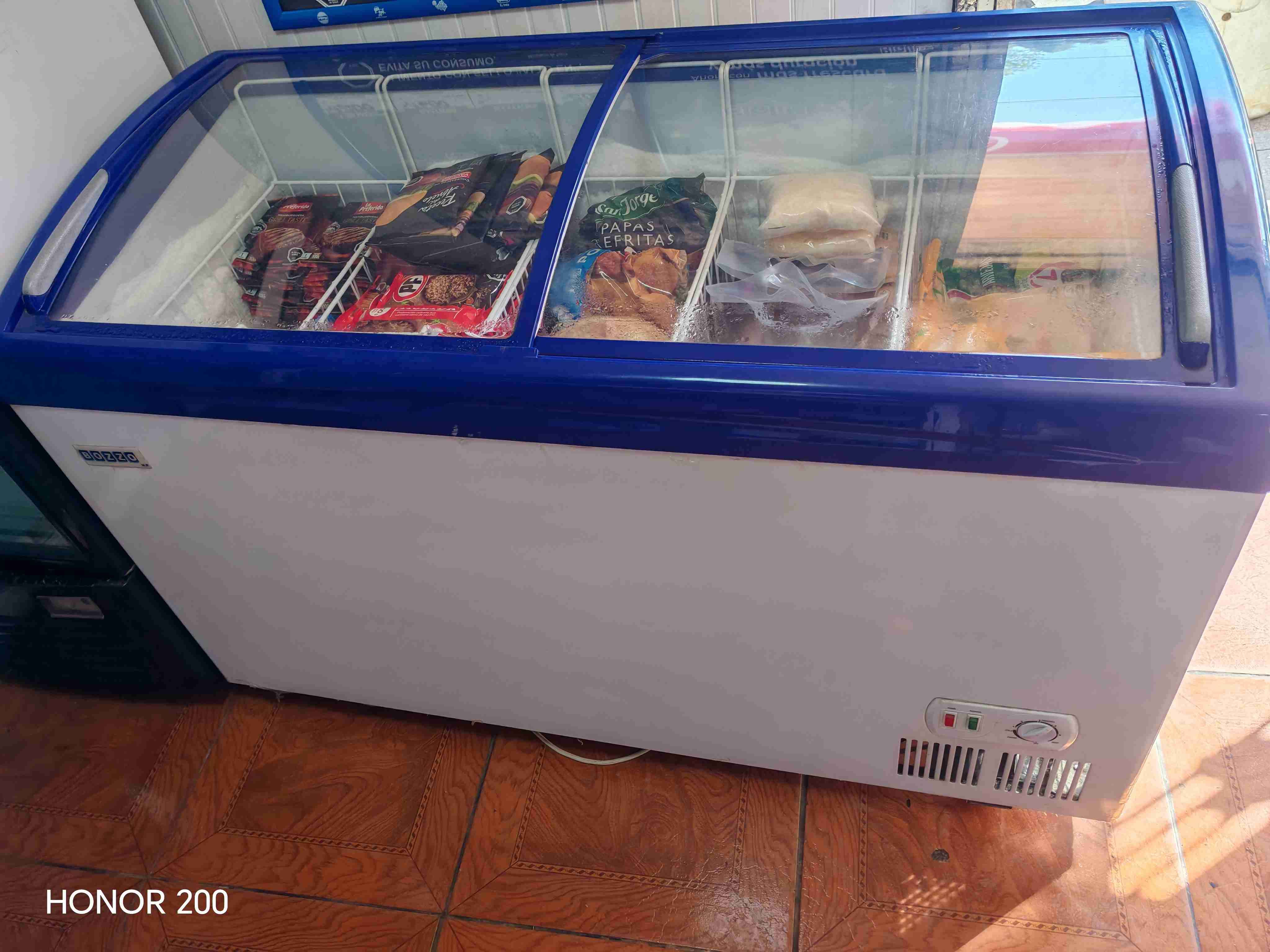 Congelador BOZZO comercial blanco - miniatura 2
