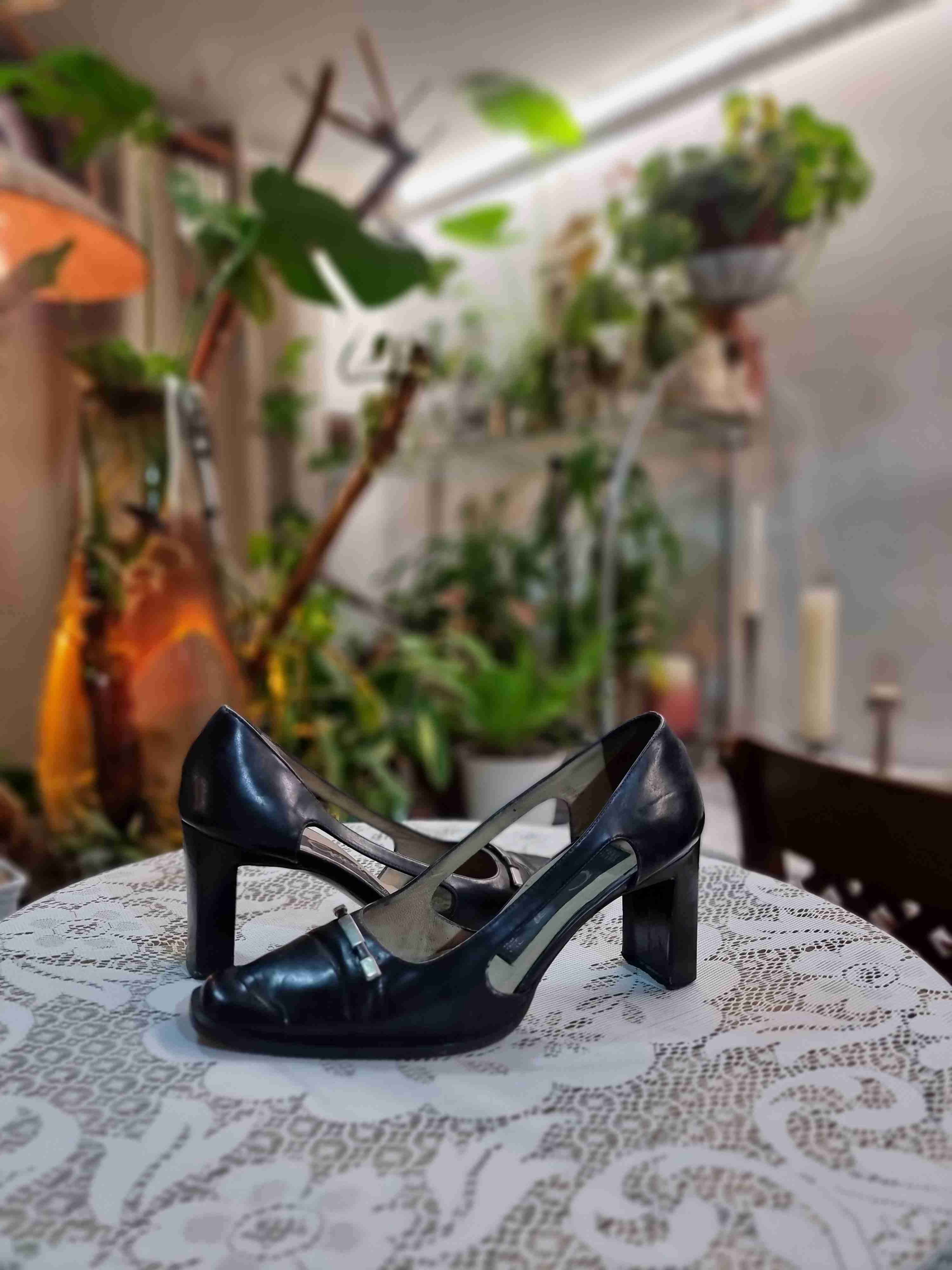 Zapatos de tacón negros elegantes Gacel - miniatura 4