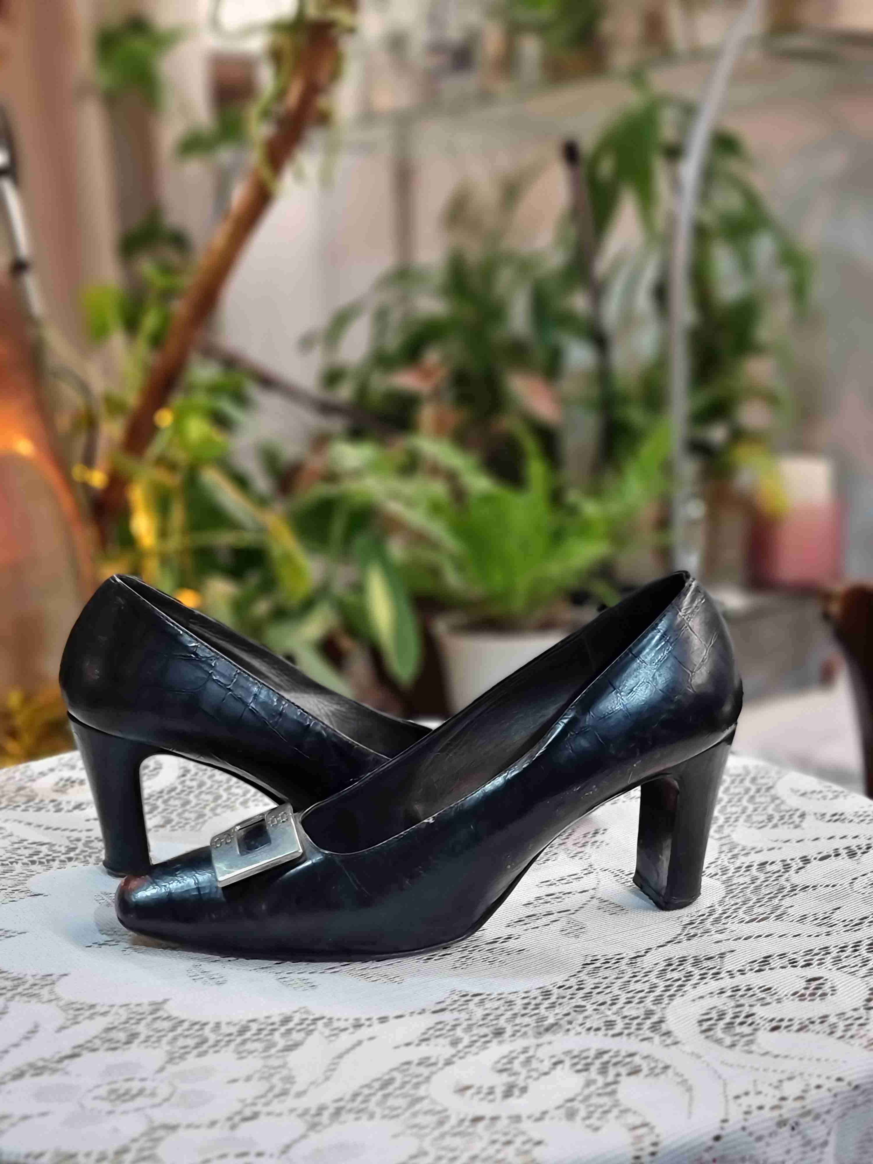 Zapatos de tacón cuero negro Gacel - miniatura 4