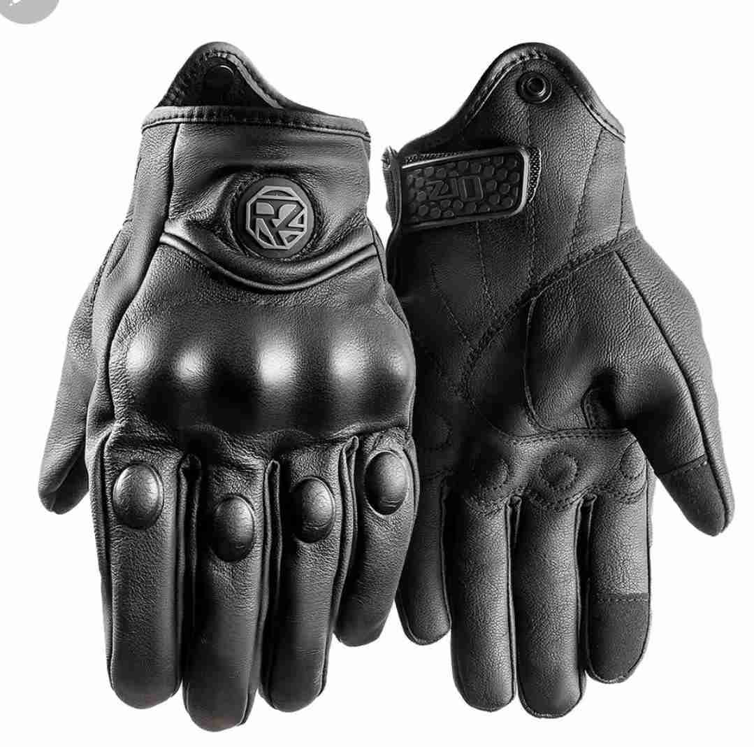 Guantes de motociclista, cuero - miniatura 3