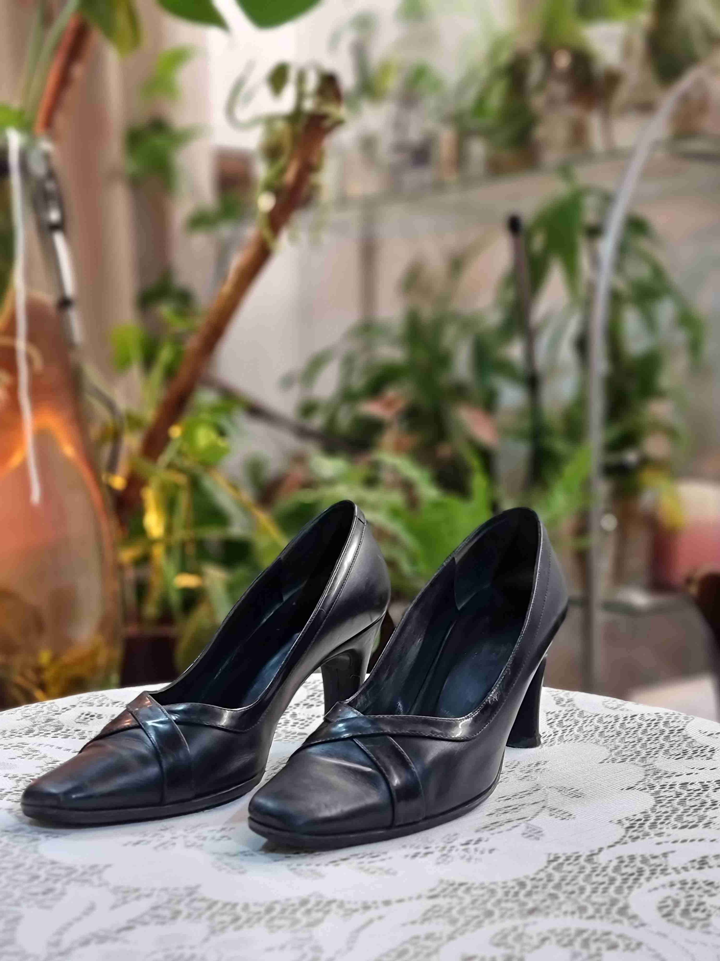 Tacones cuero negro Gacel - miniatura 3