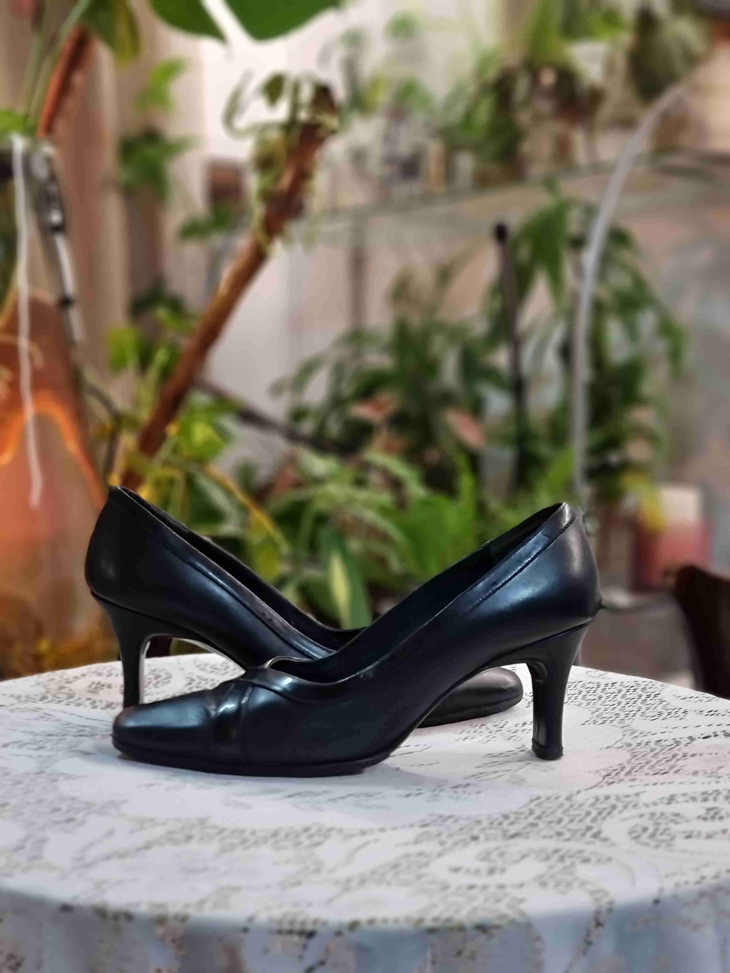 Tacones cuero negro Gacel - miniatura 4