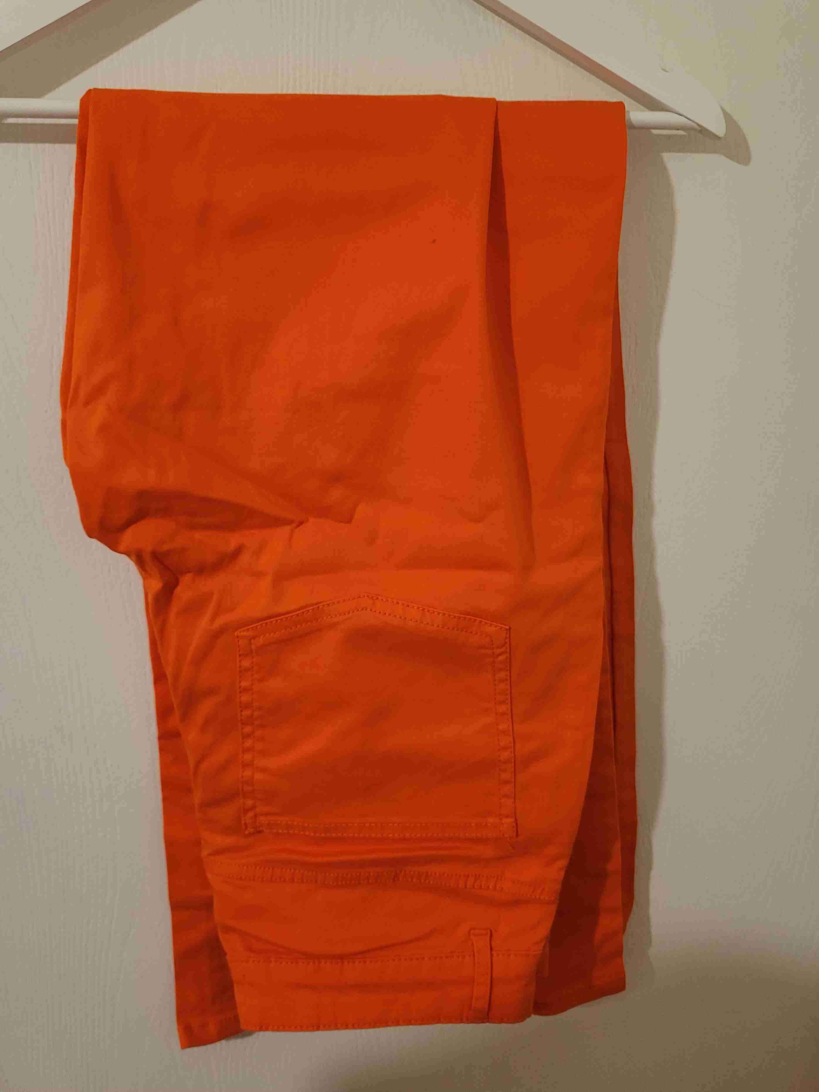 Pantalón ancho color naranjo - miniatura 2