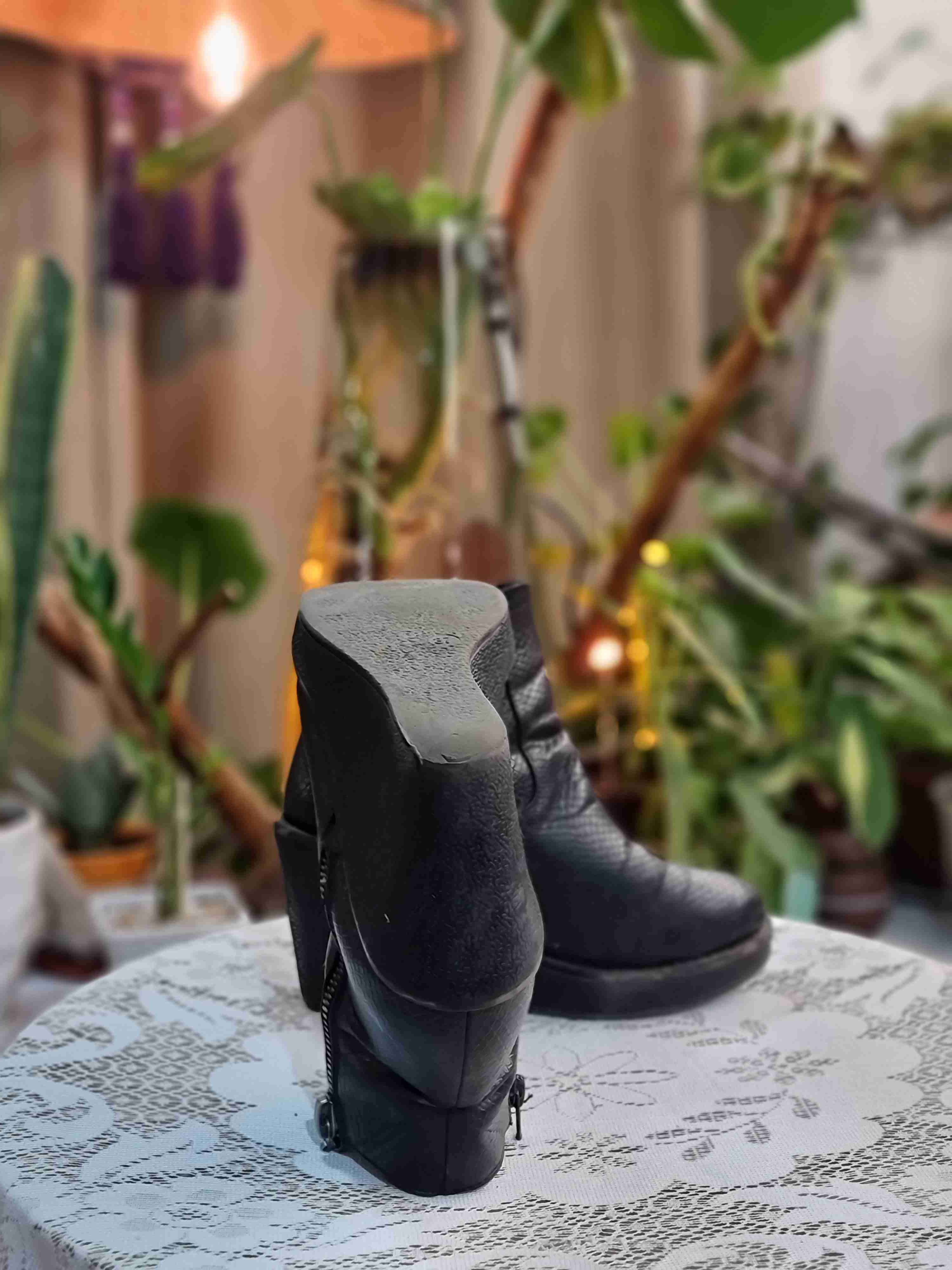 Botines negro con plataforma - miniatura 2
