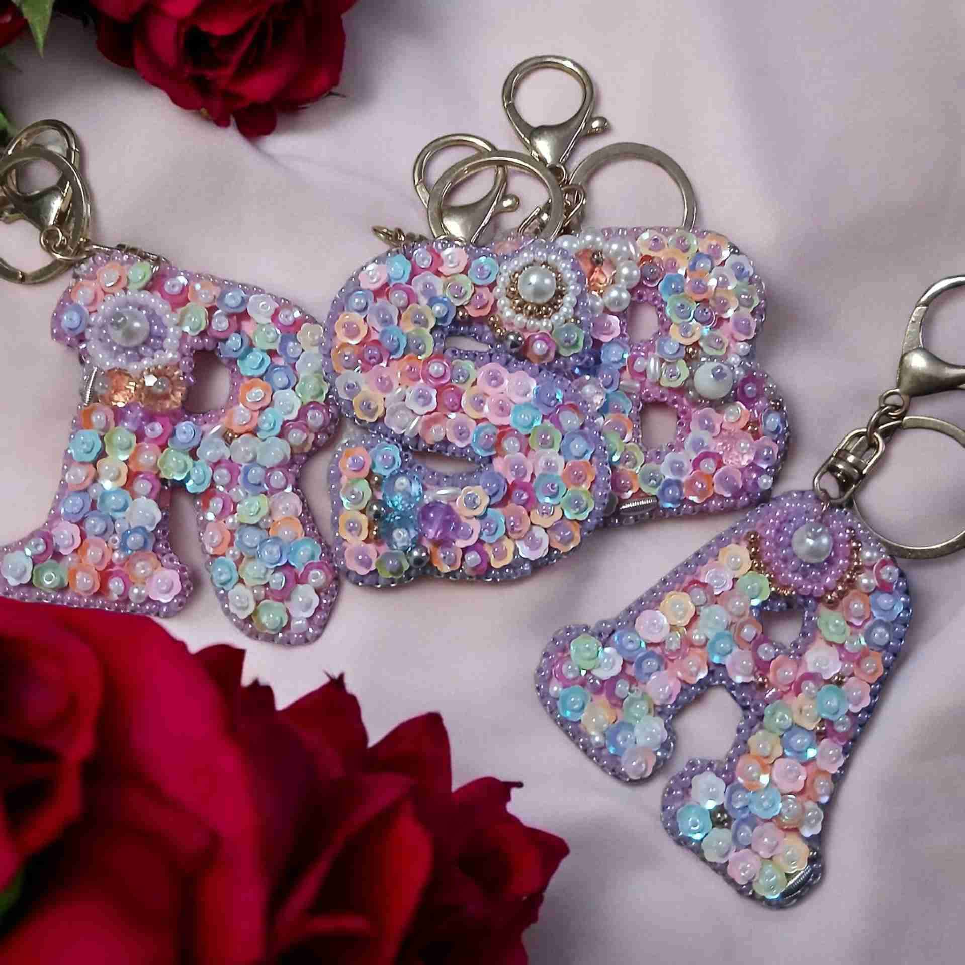Llaveros decorativos con lentejuelas - miniatura 5