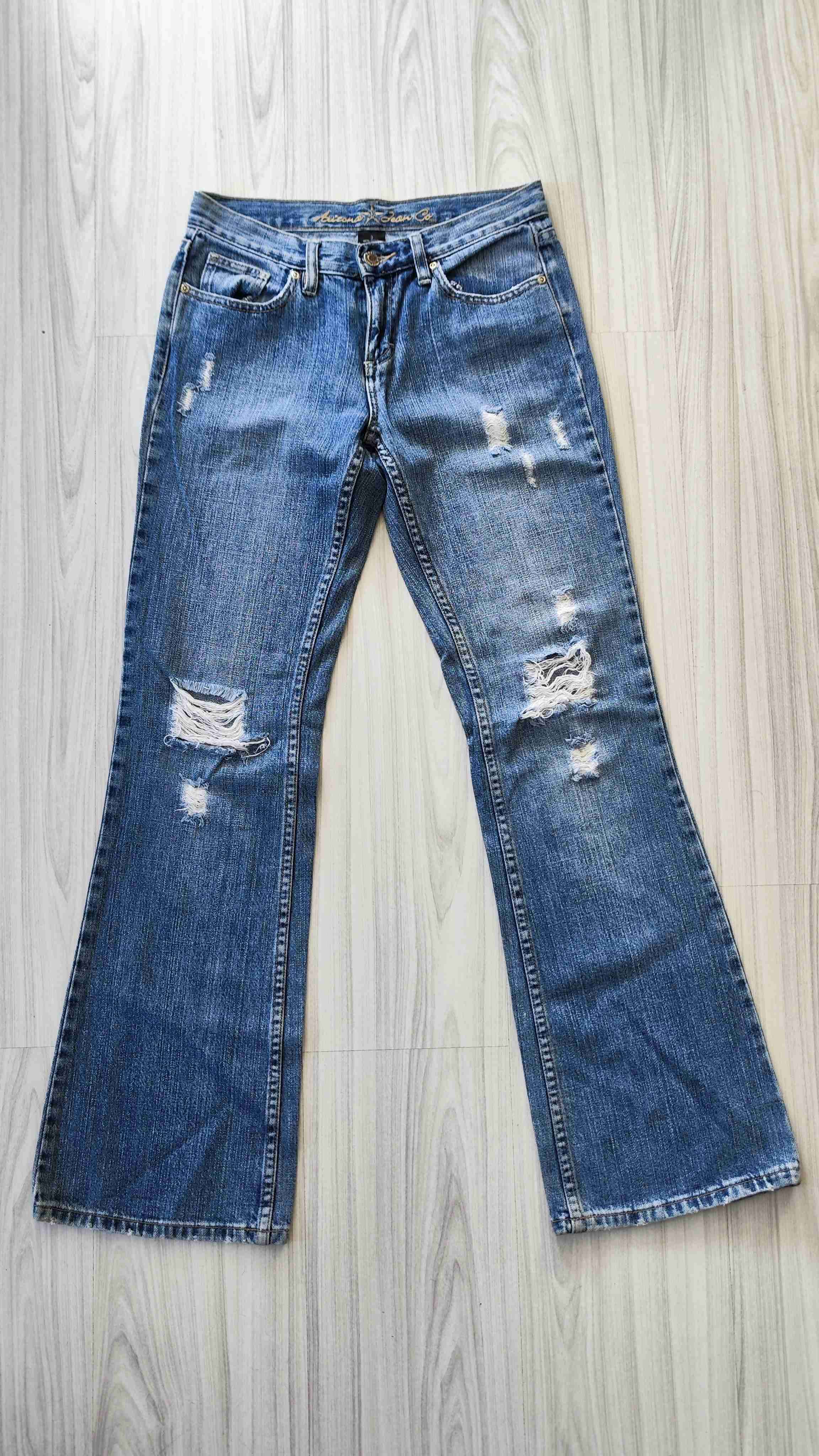 Jeans Mujer Arizona Campana Talla 36 - miniatura 1