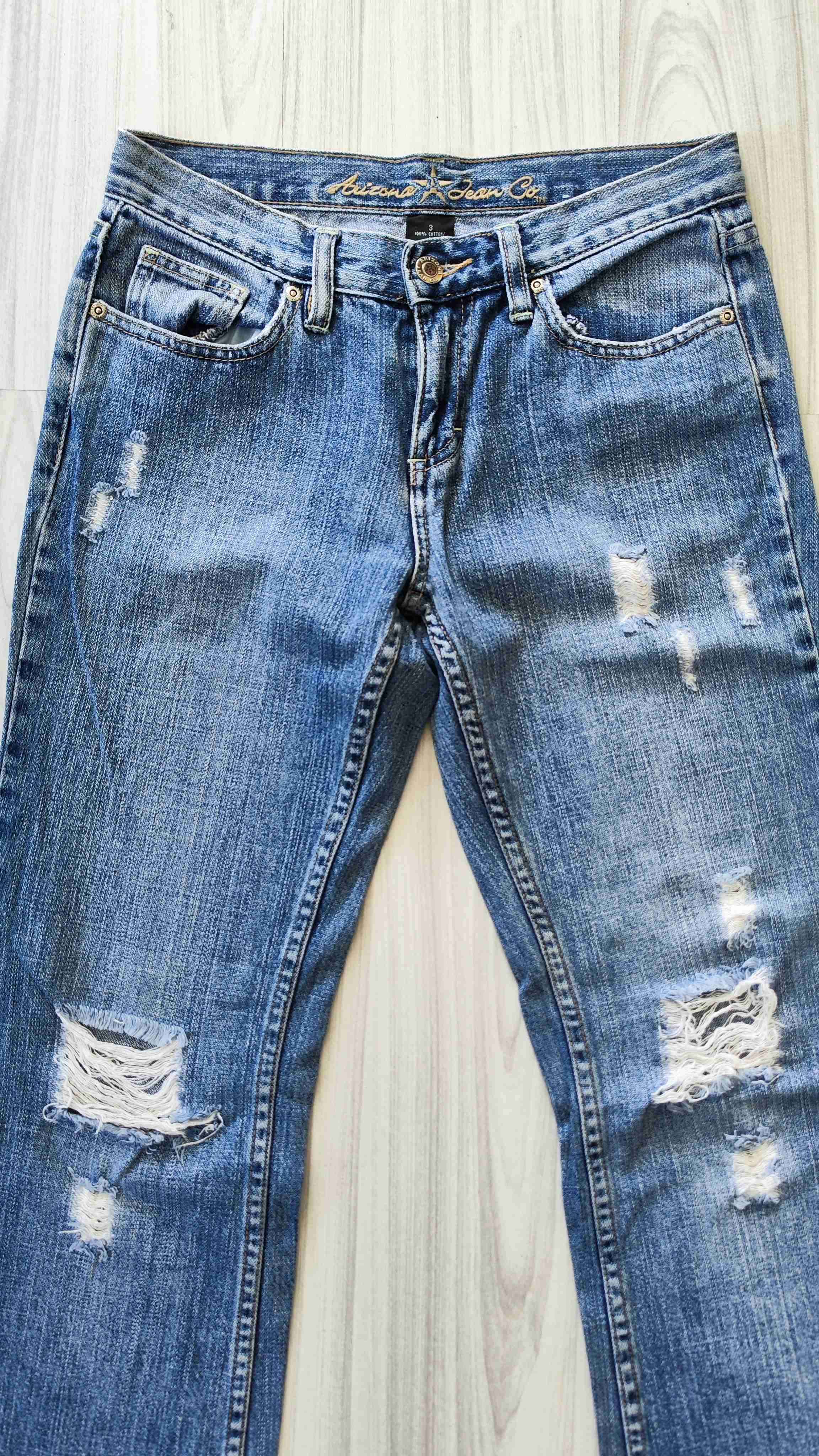 Jeans Mujer Arizona Campana Talla 36 - miniatura 2