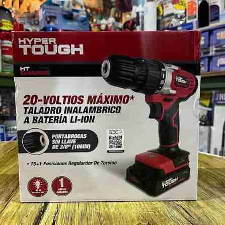 Taladro inalámbrico 20V Hyper Tough - miniatura 1