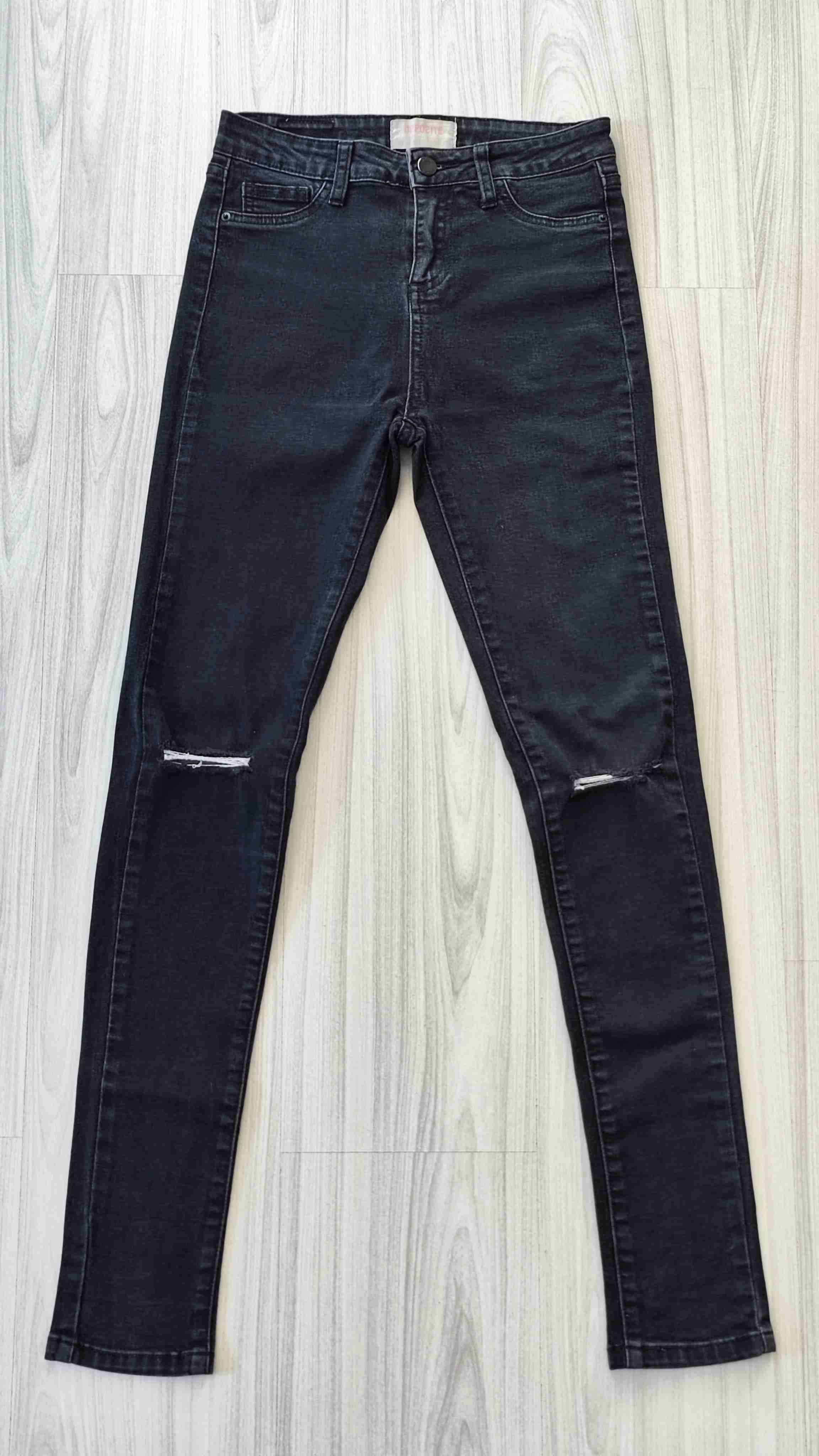 Jeans Mujer OPPOSITE Negro Elásticados Talla 36 - miniatura 1