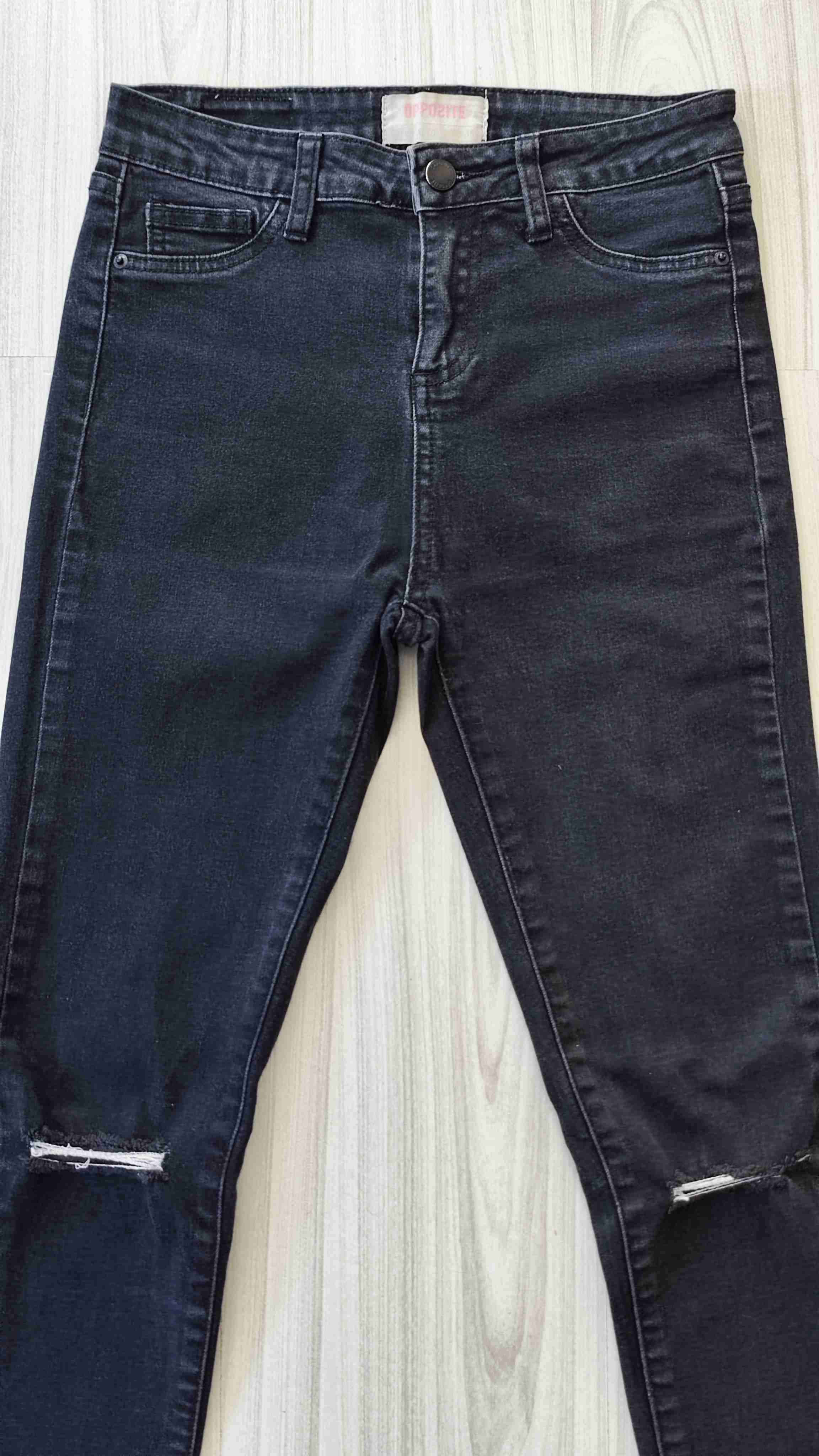 Jeans Mujer OPPOSITE Negro Elásticados Talla 36 - miniatura 2