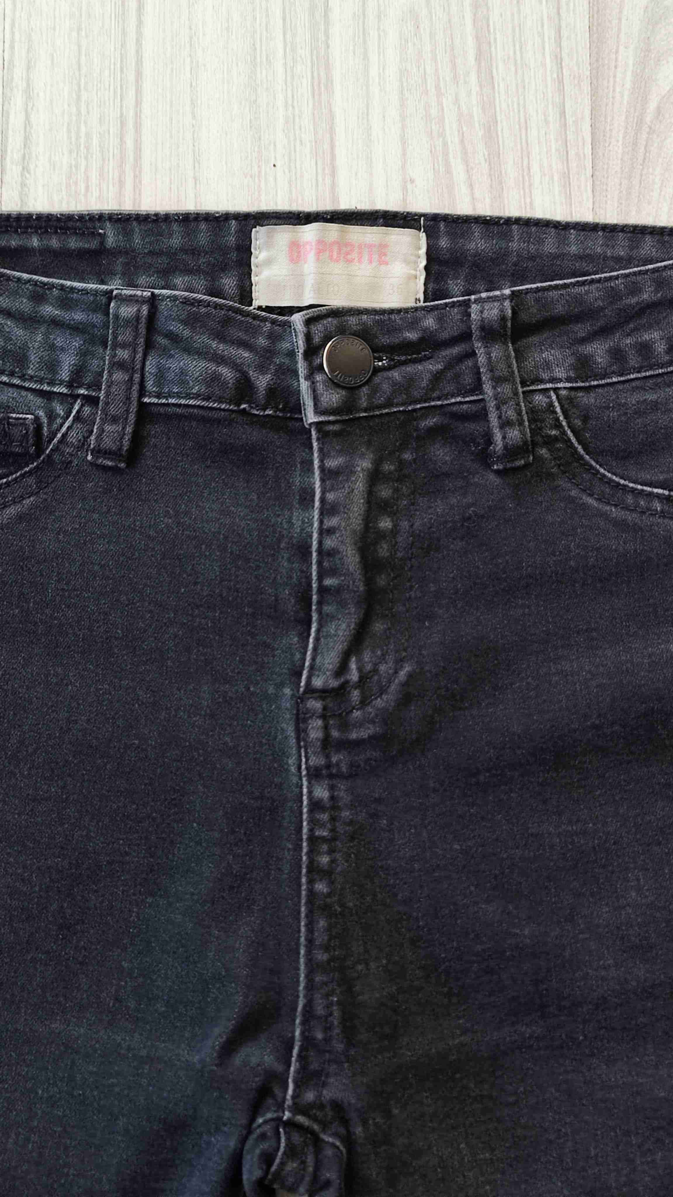 Jeans Mujer OPPOSITE Negro Elásticados Talla 36 - miniatura 3