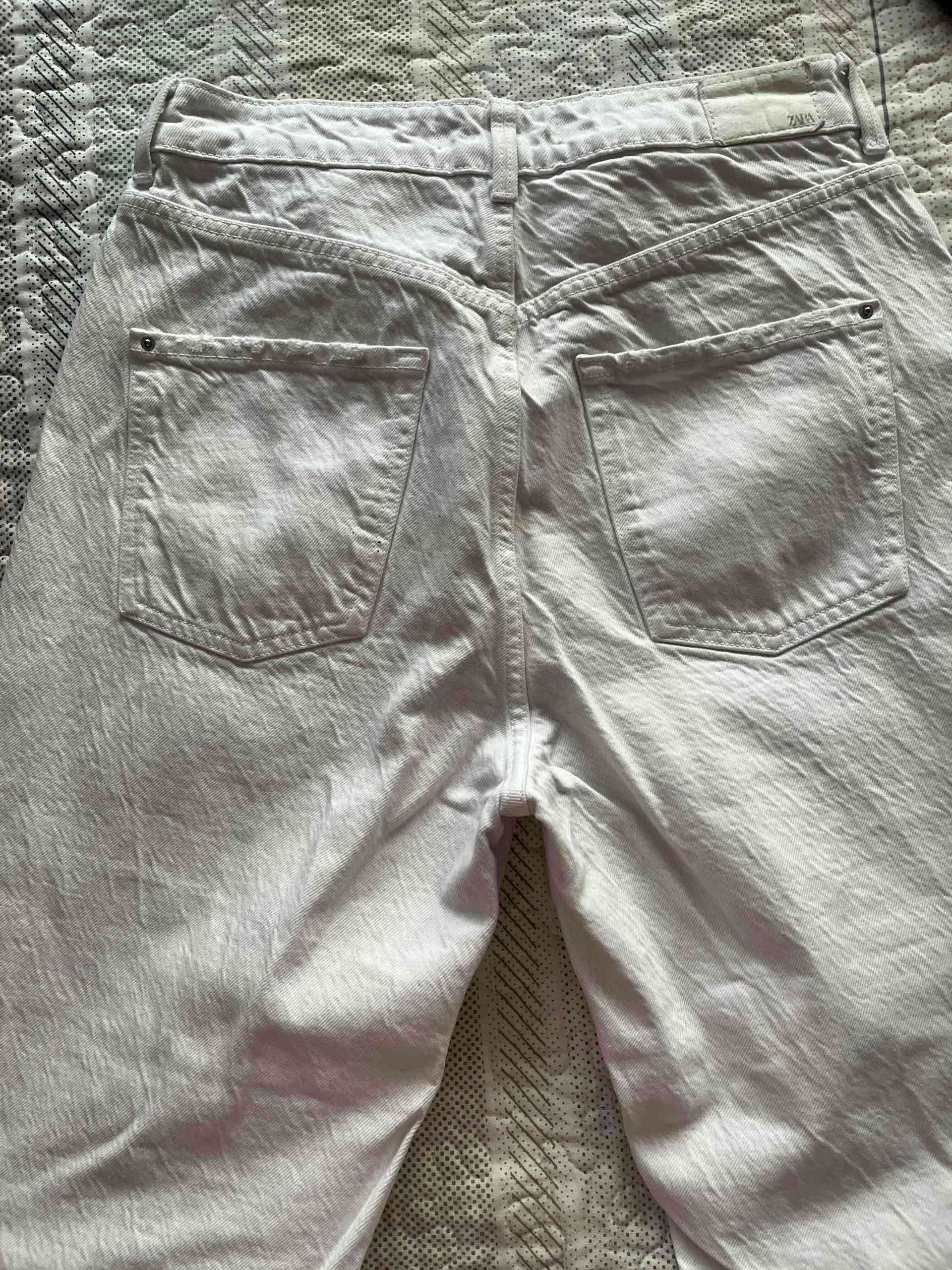 Jeans blancos Zara - miniatura 2