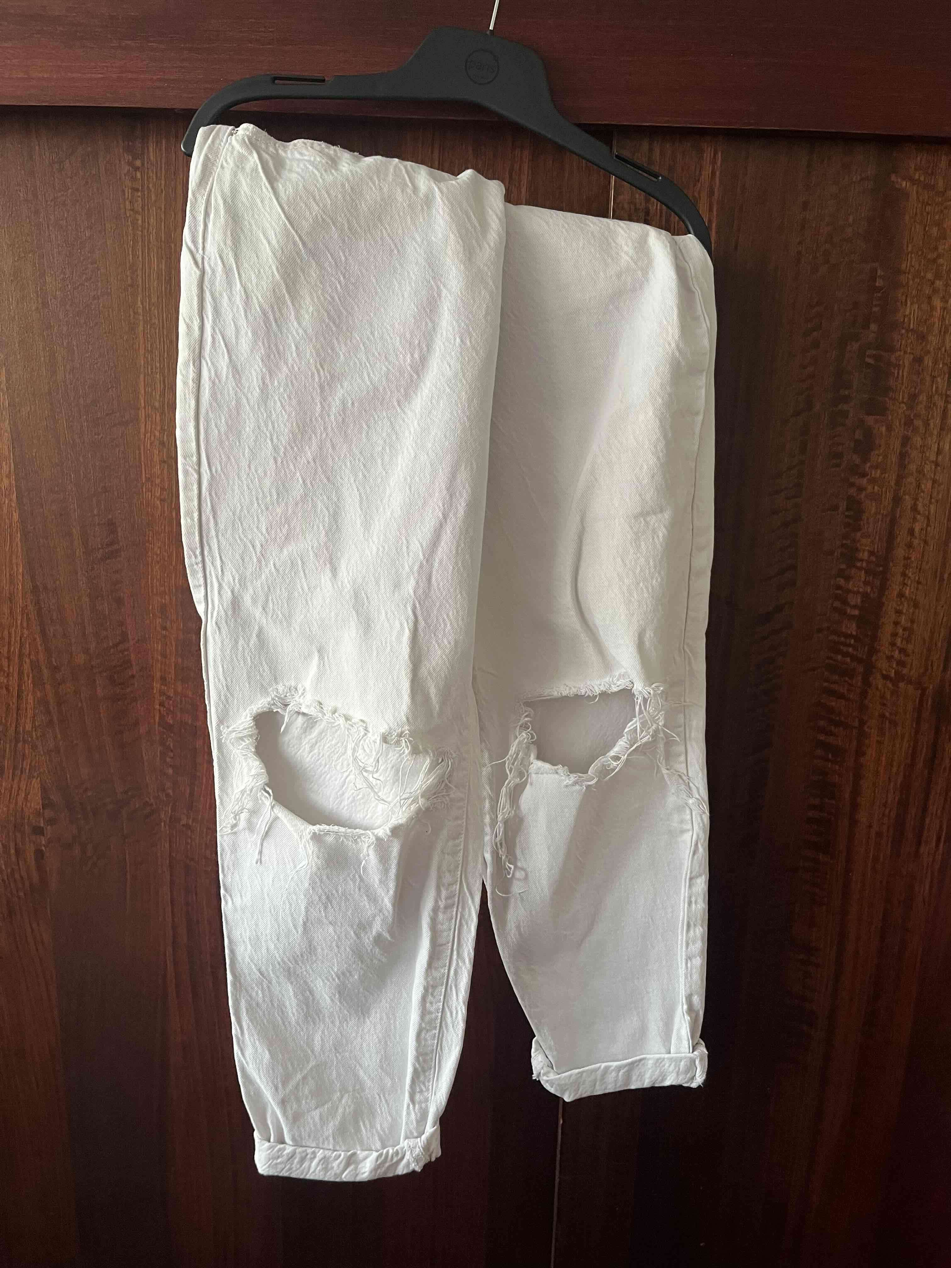 Jeans blancos Zara - miniatura 4