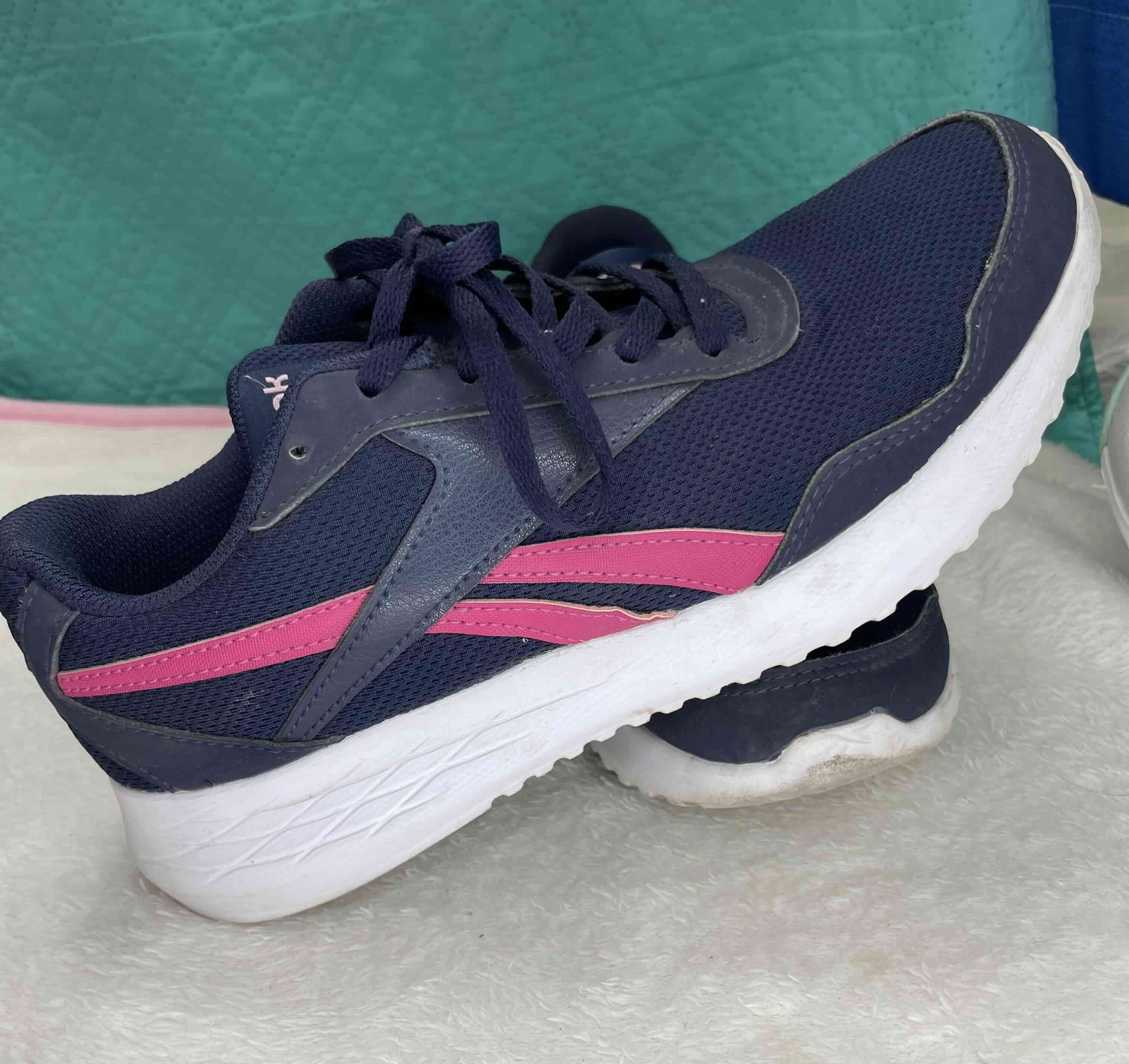 Zapatillas deportivas azul y rosado - miniatura 1